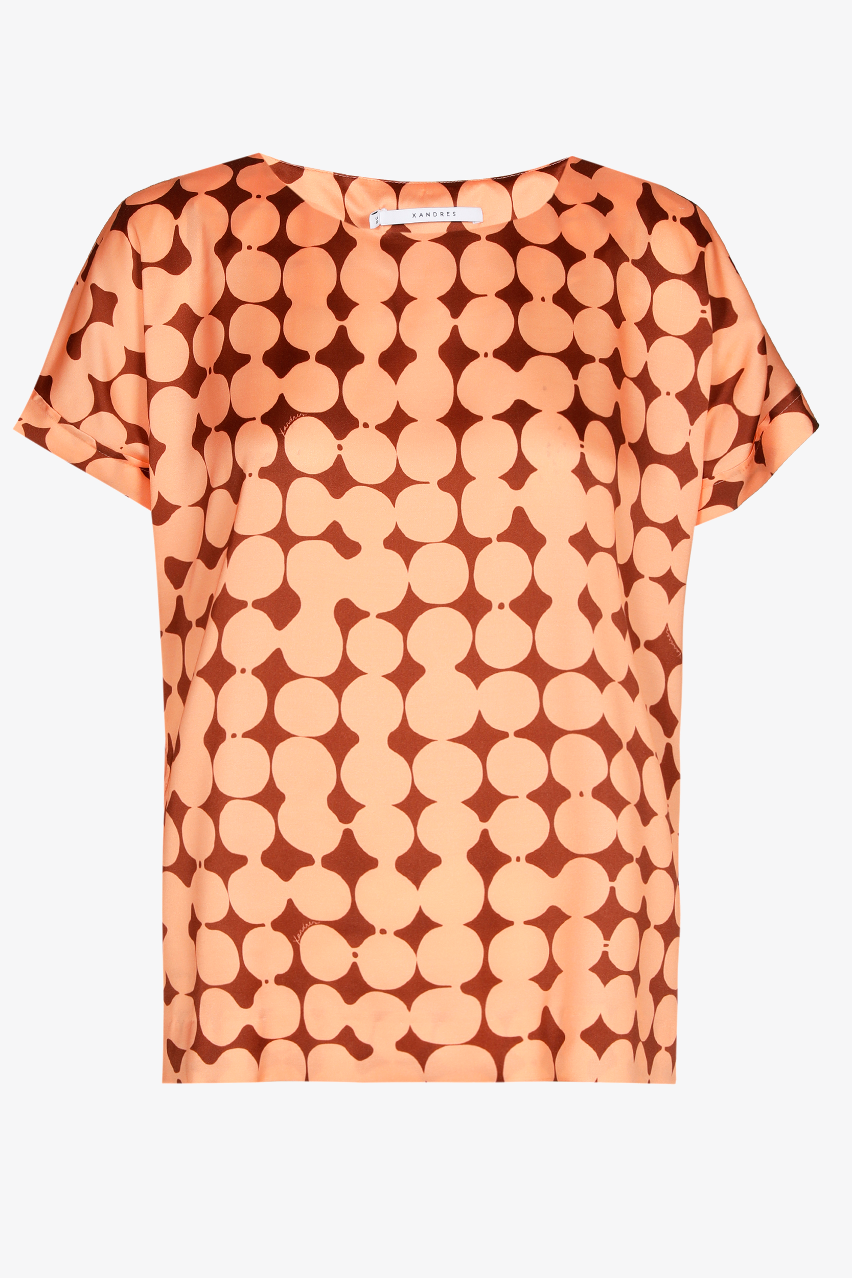 Blouse met in-house dot print