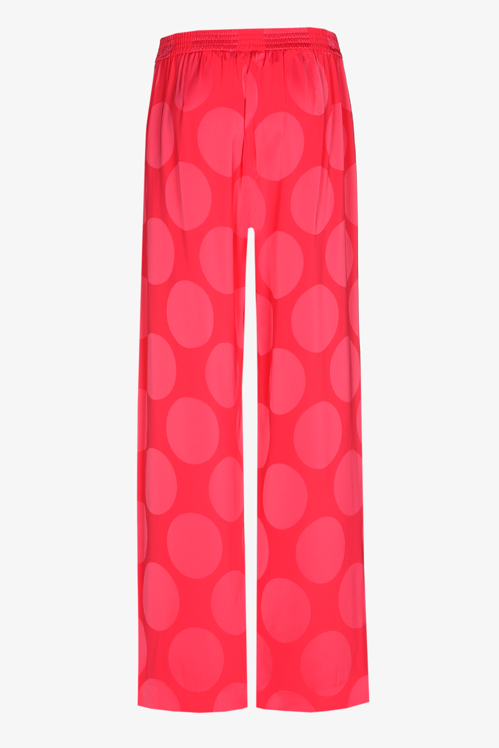 Matt trousers with shiny pattern