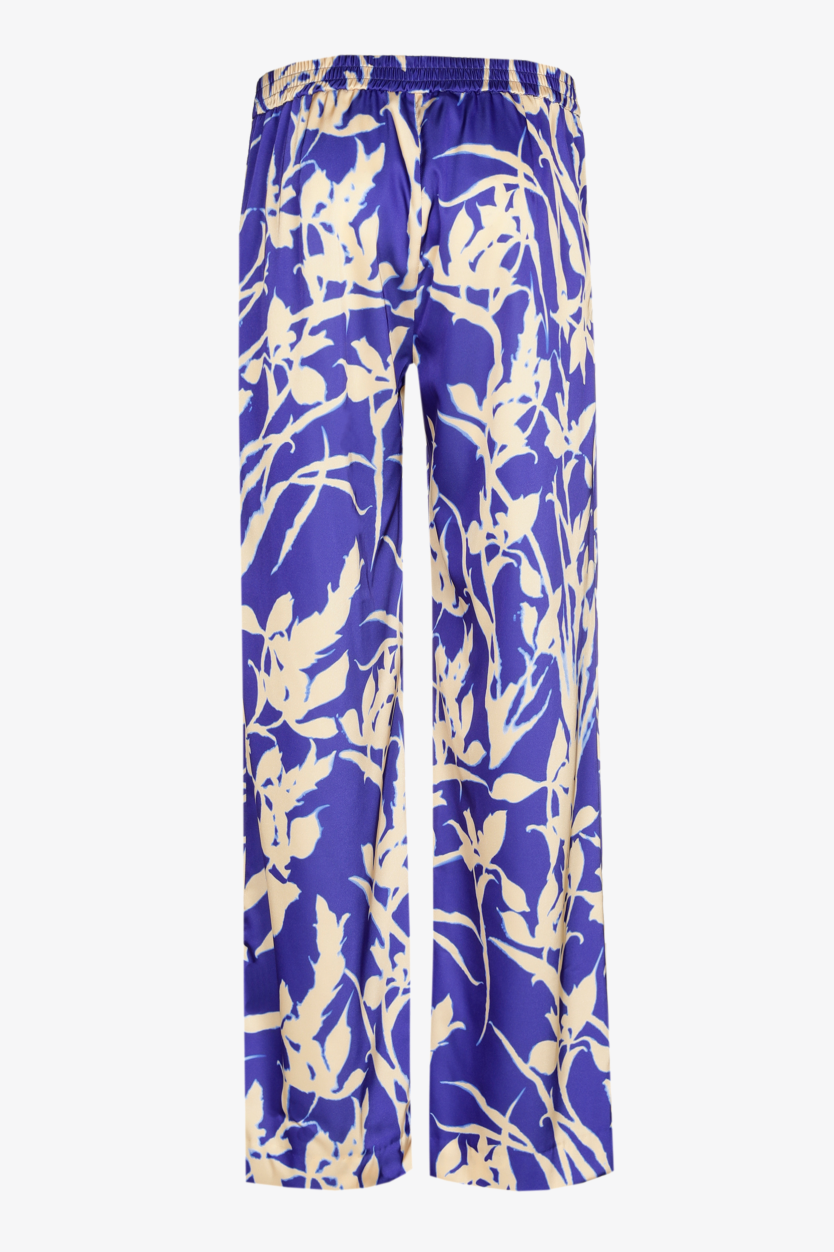 Trousers with original floral print