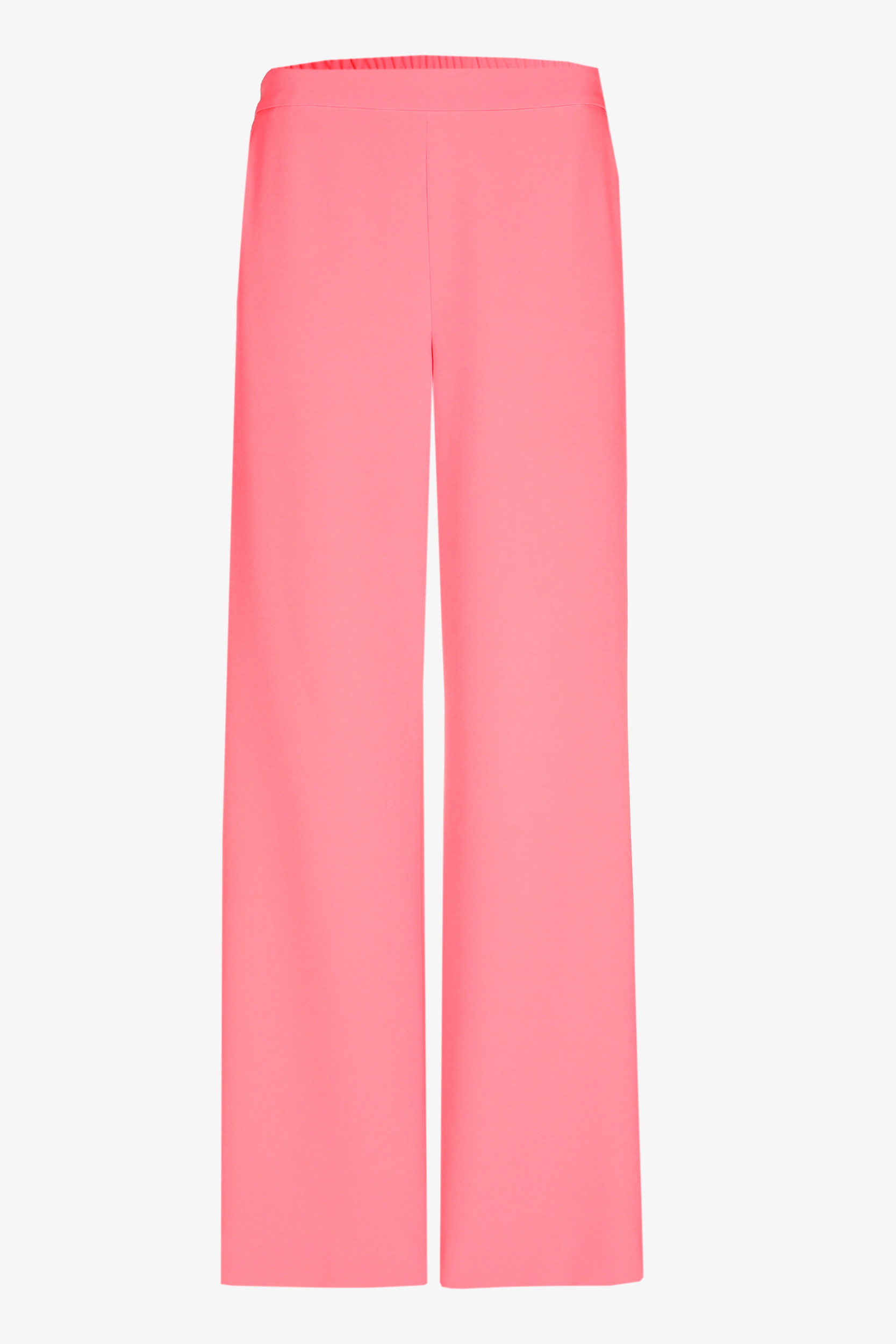 Soepelvallende broek met wijde pijpen