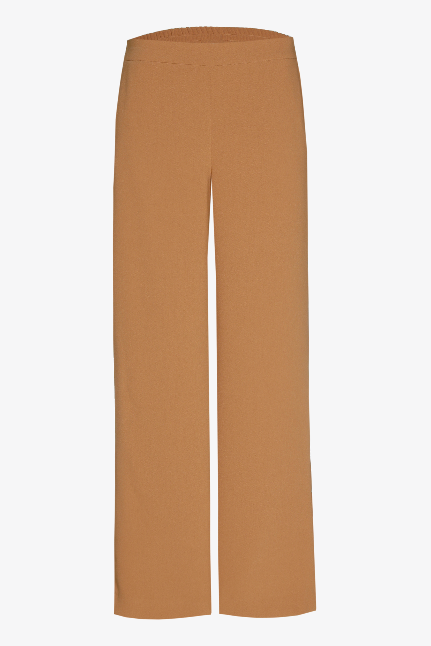 Geklede broek met wijde pijpen
