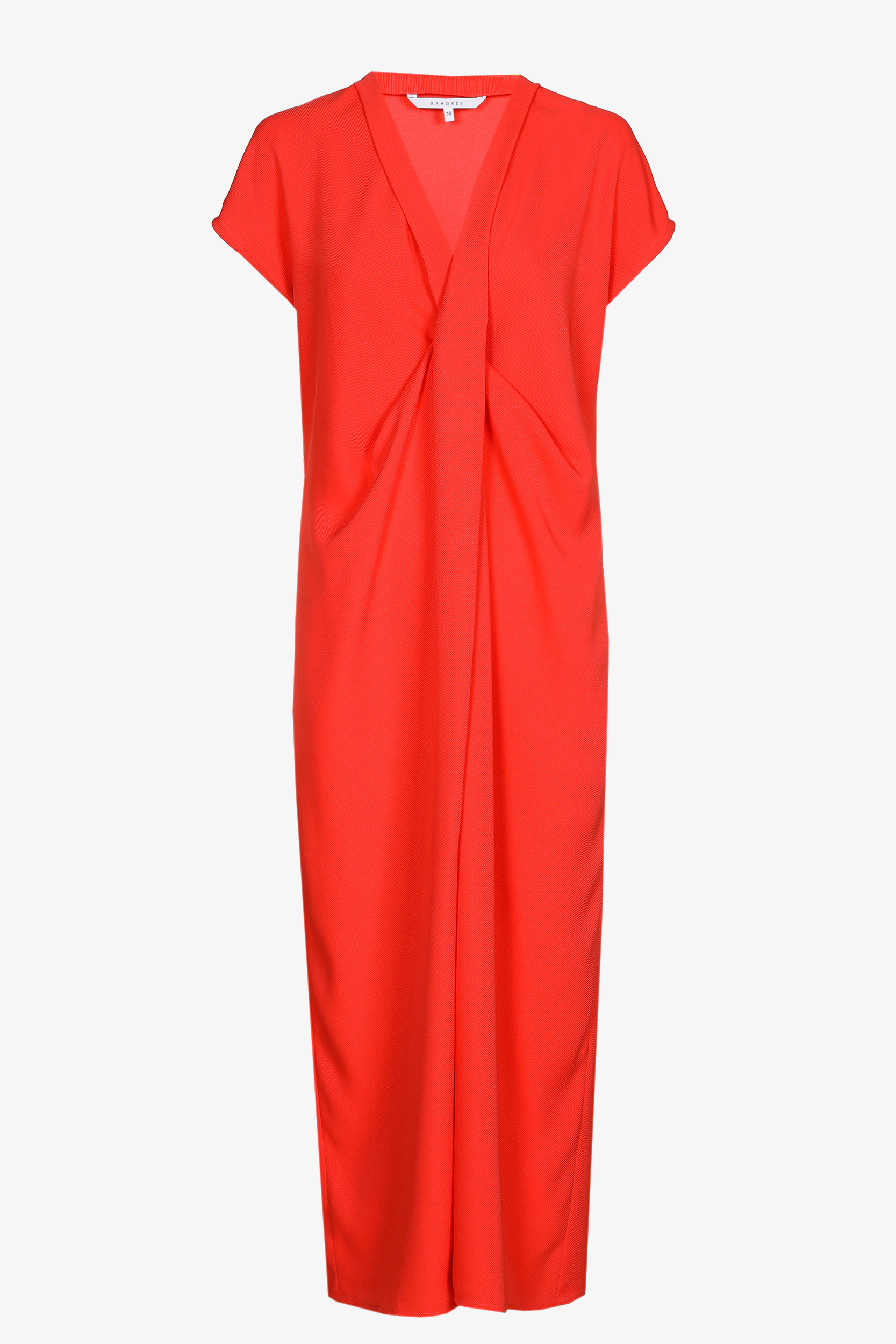 Robe élégante avec détail plissé