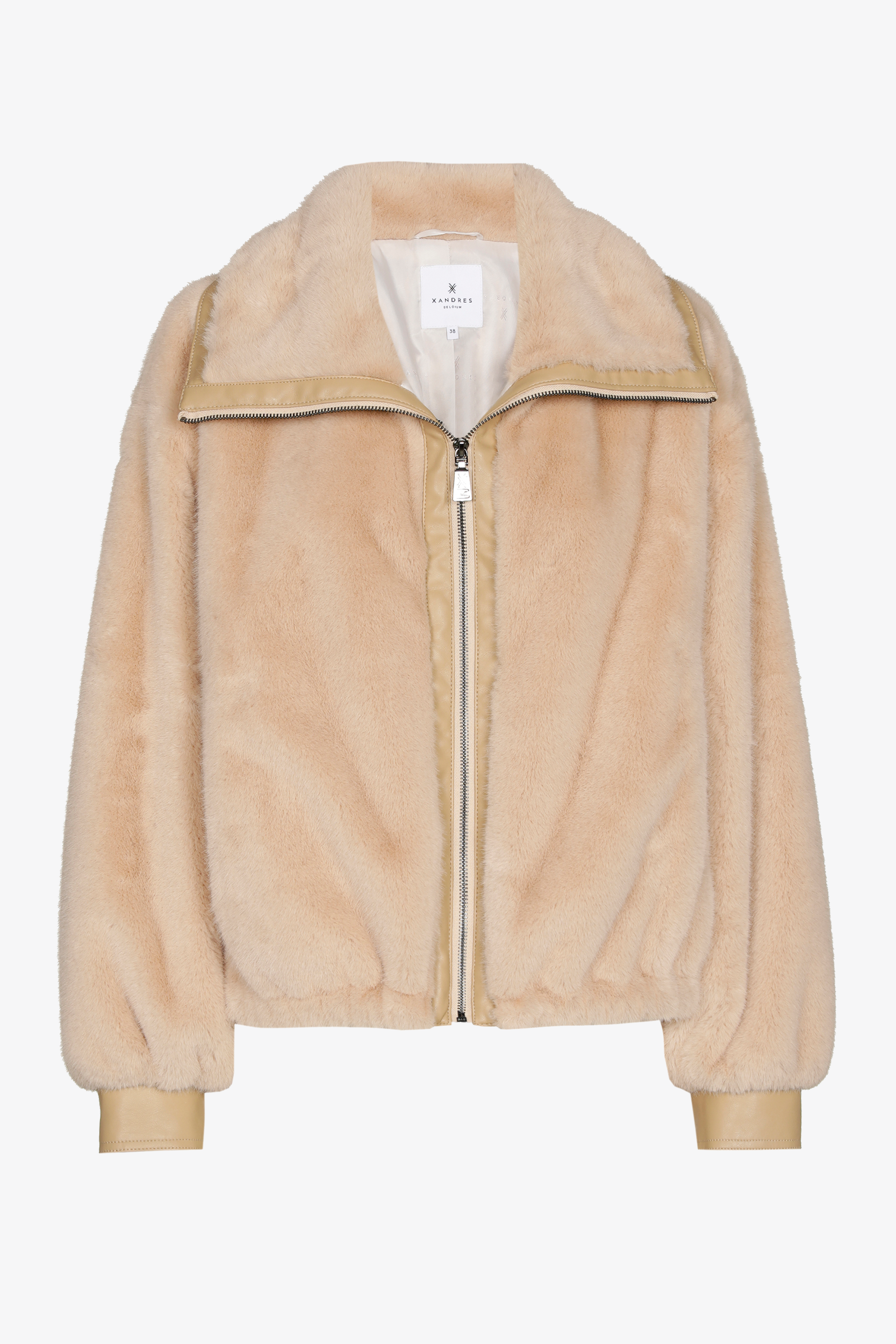 Short teddy jacket