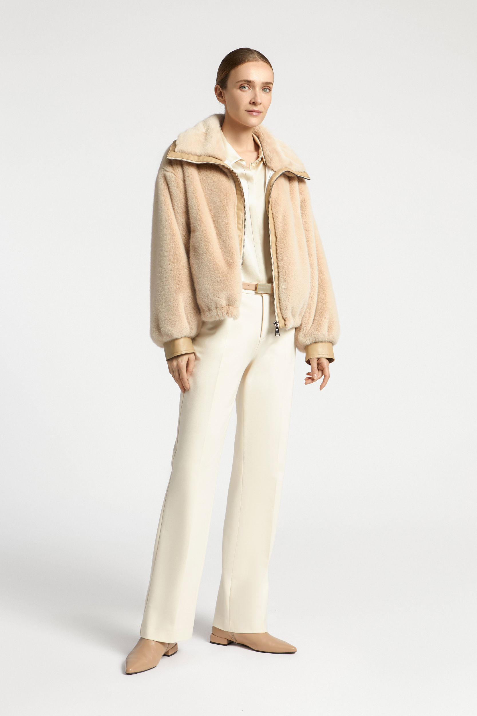 Veste teddy courte outlet