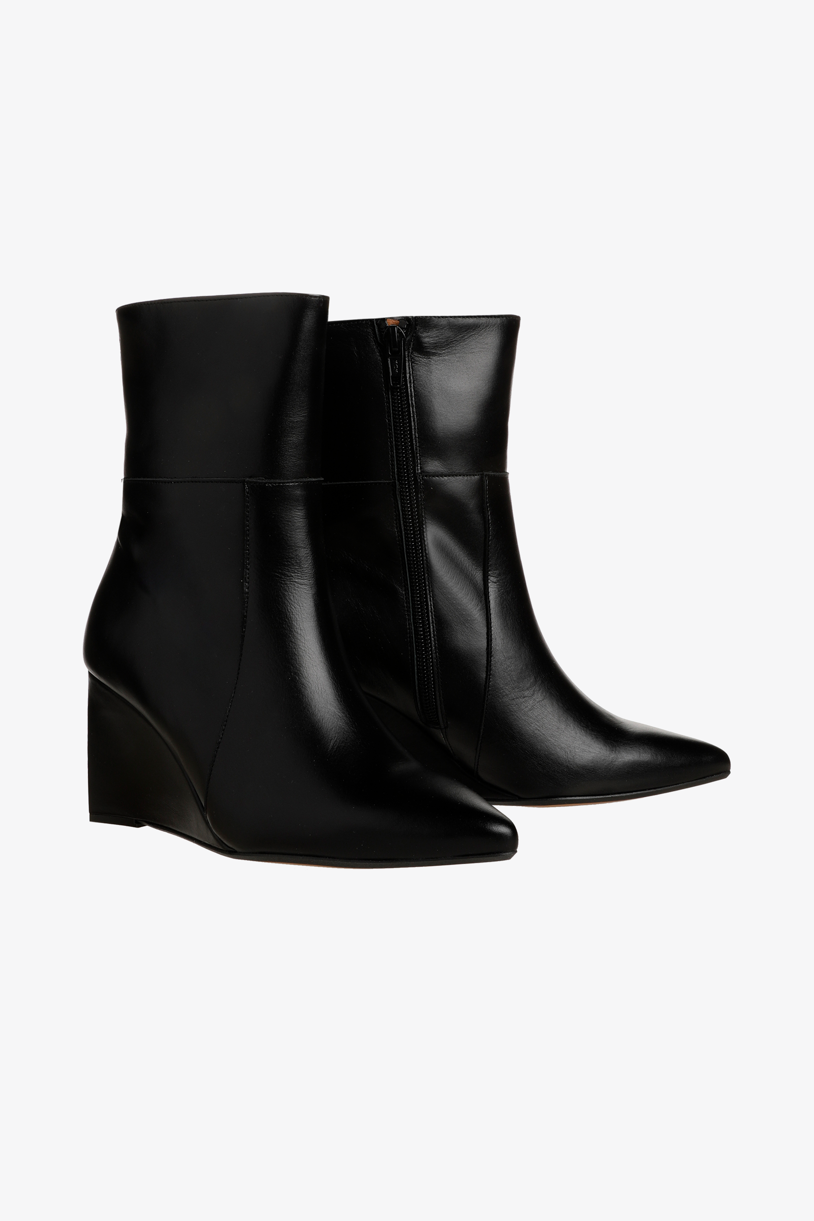 Bottines a talon compense