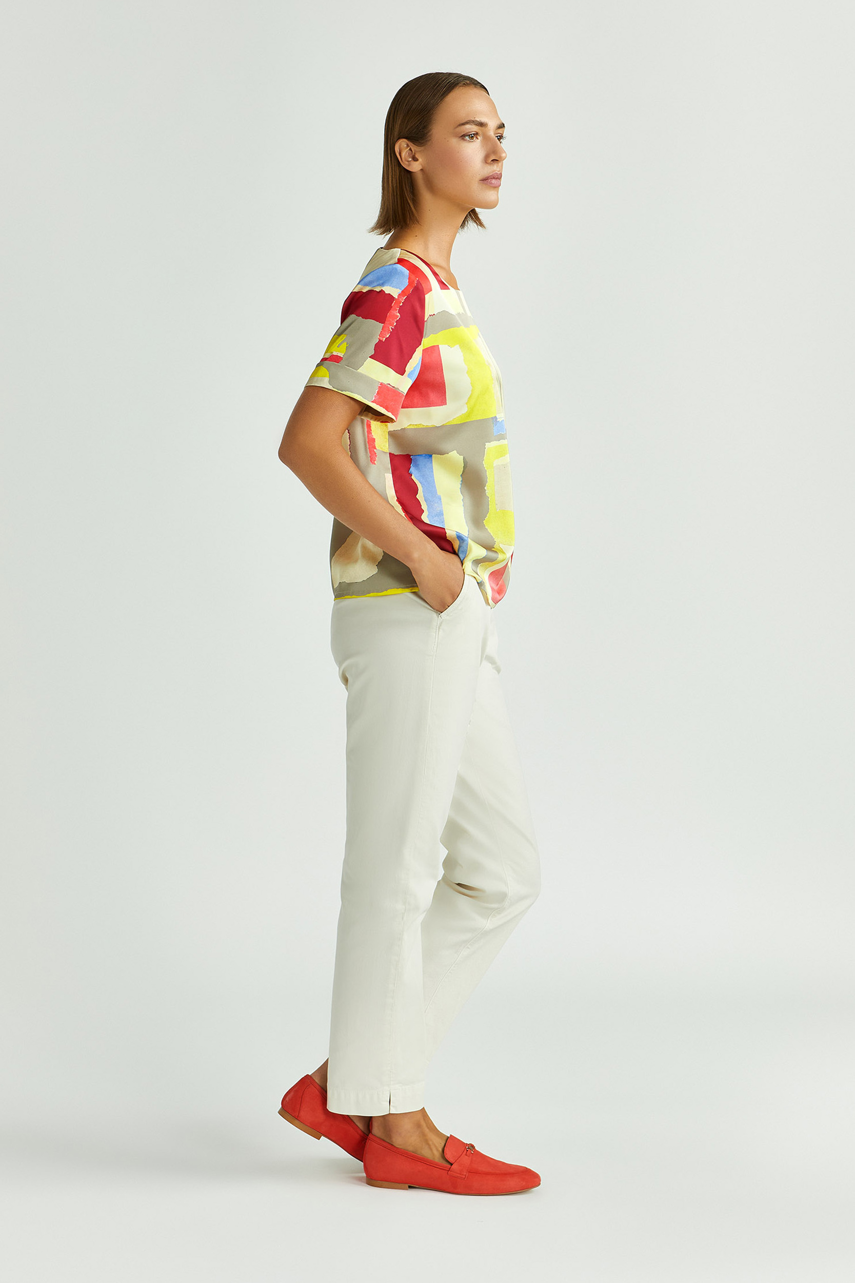 Pantalon doux à jambes larges
