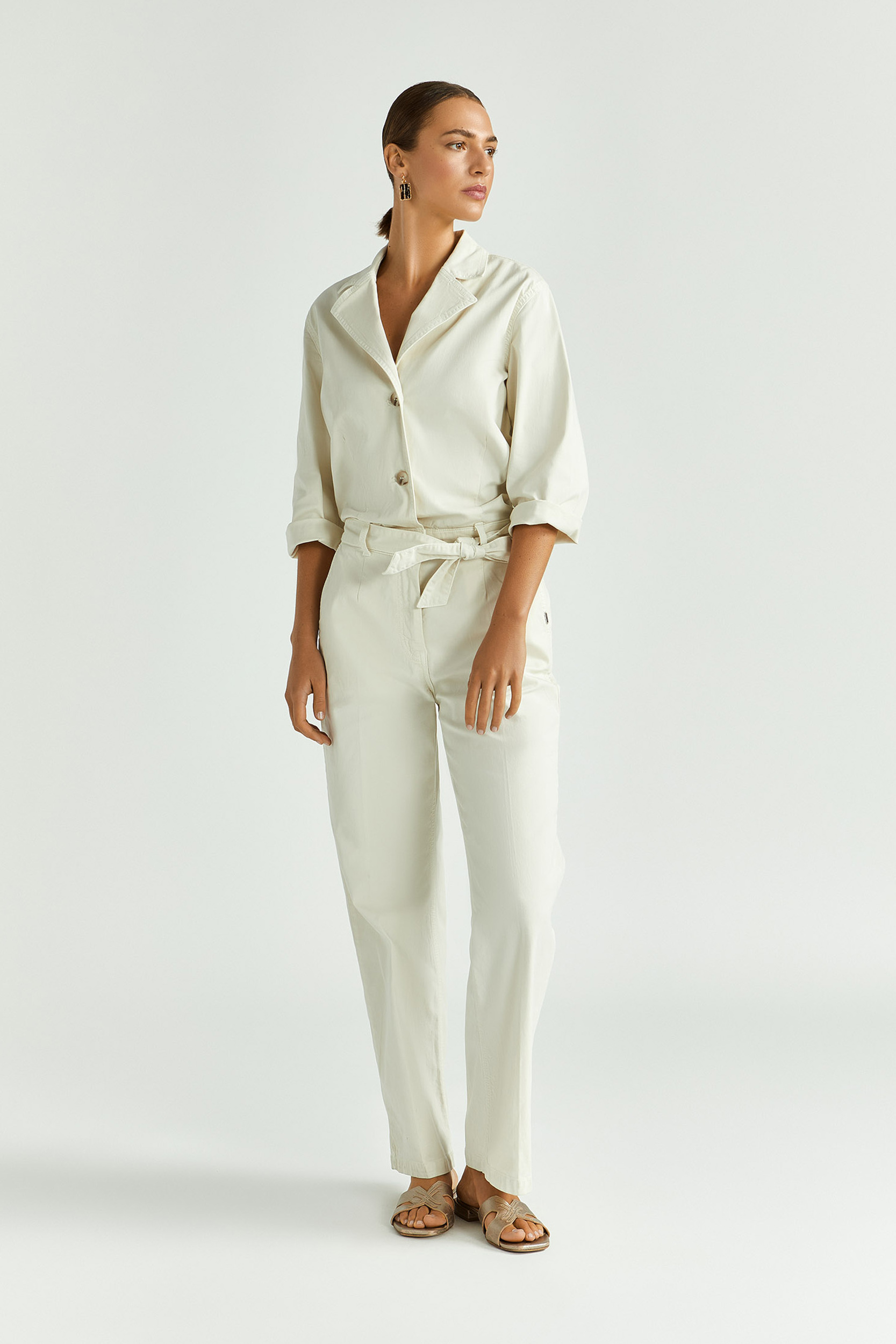 Jumpsuit met wijde pijpen