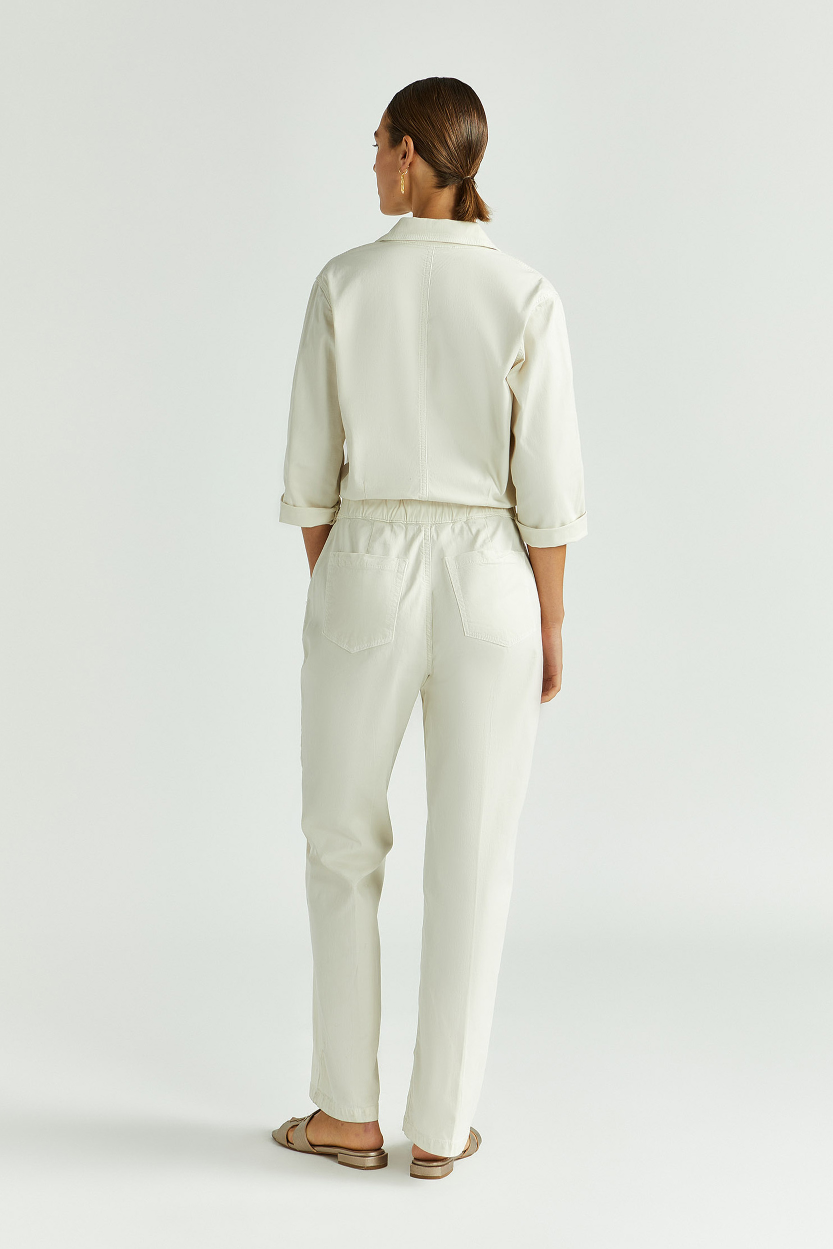Jumpsuit met wijde pijpen