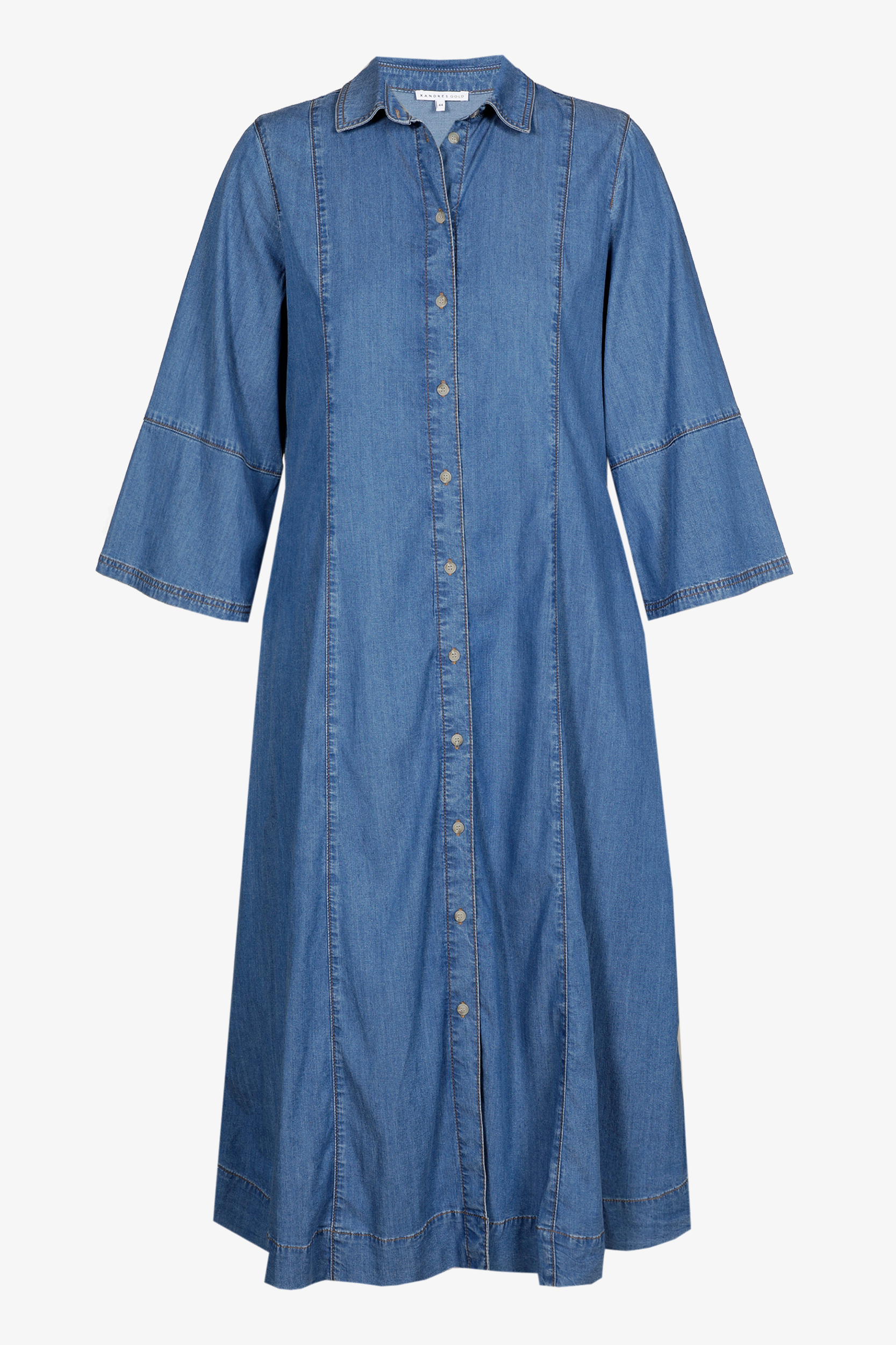 Langes Jeanskleid