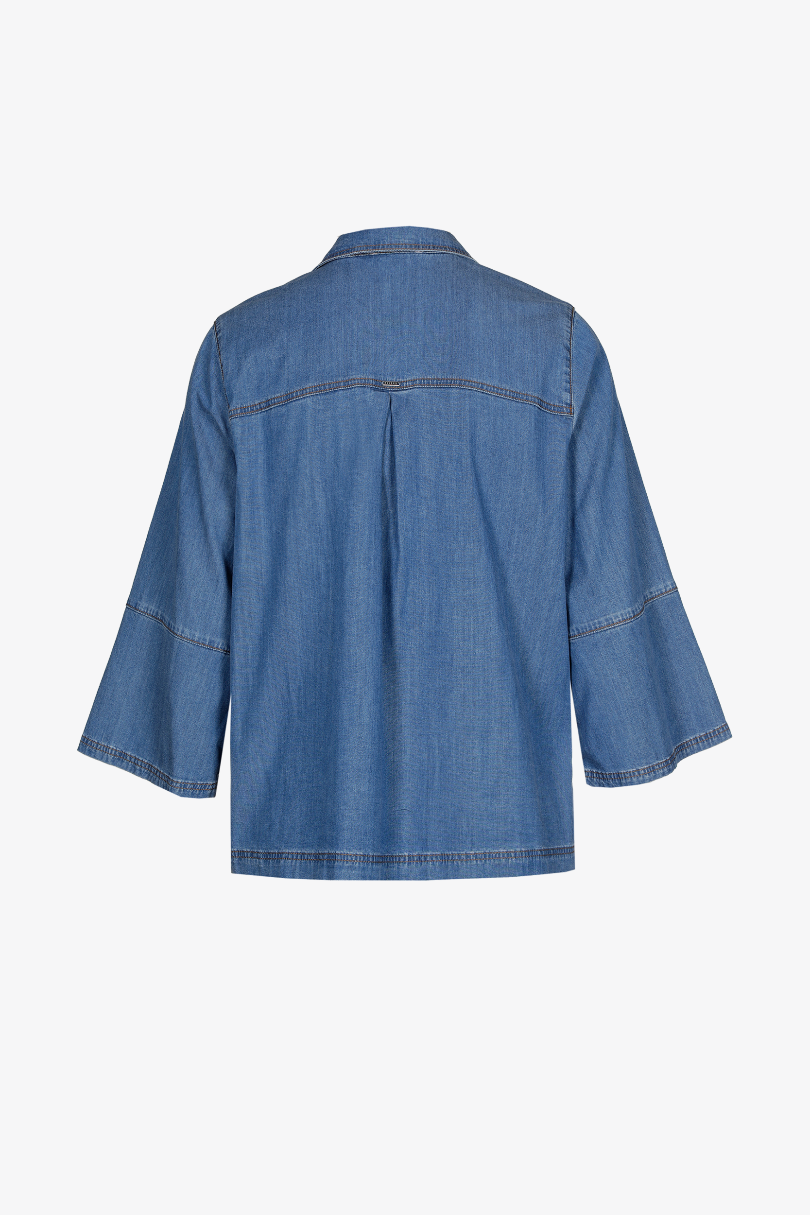 Blouse en jean à manches larges