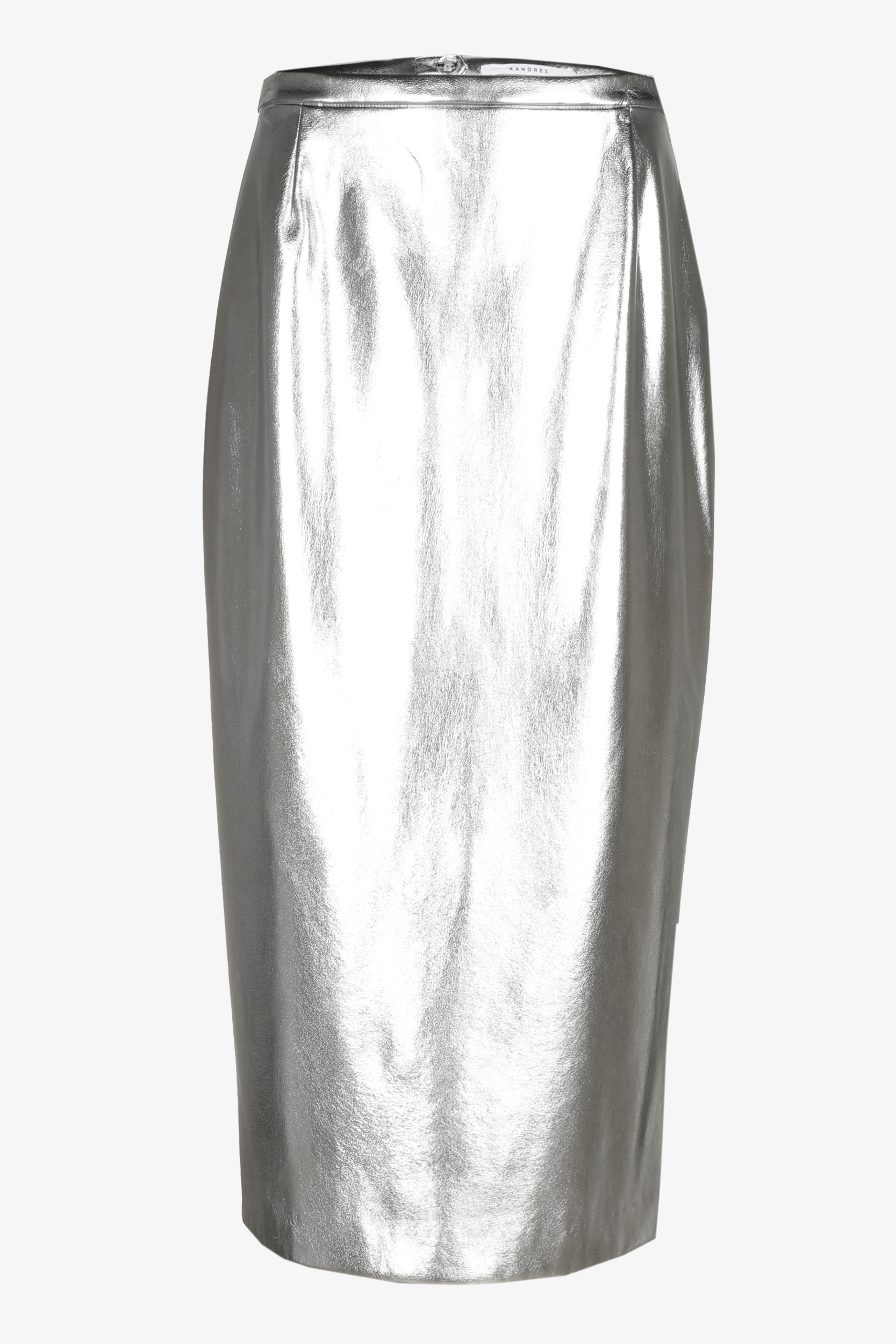 Jupe crayon en faux cuir