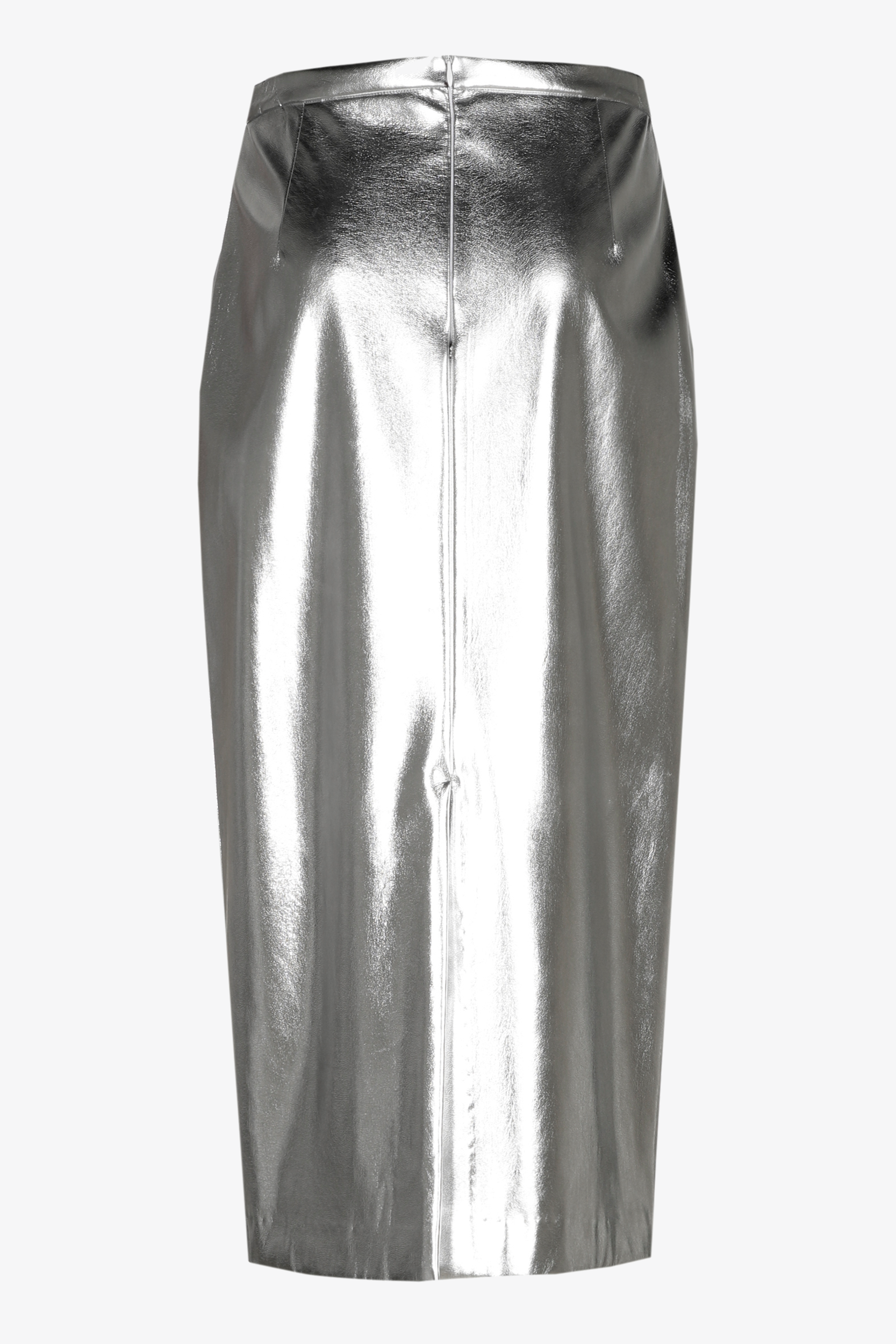 Jupe crayon en faux cuir