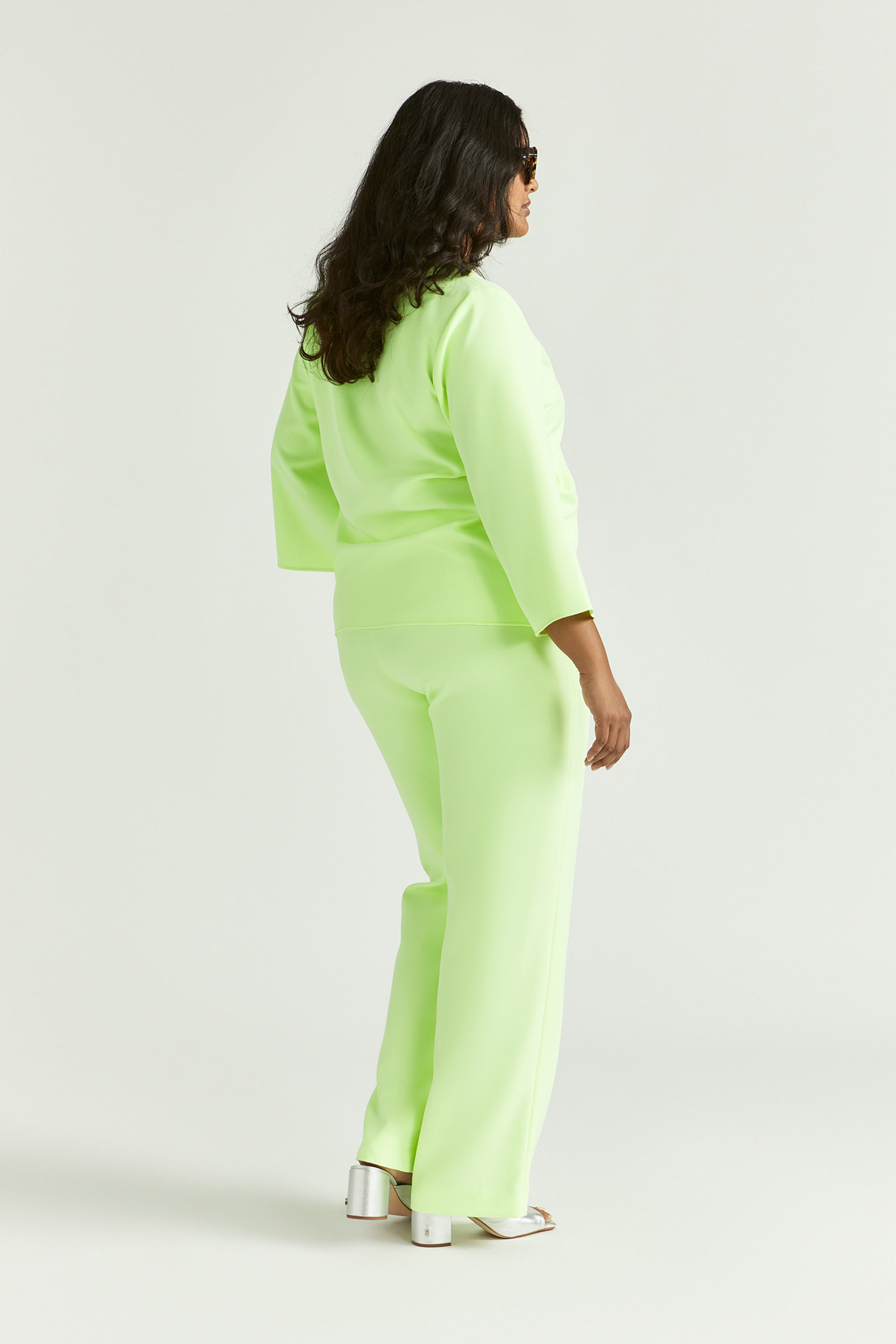 Blouse in twill fabric