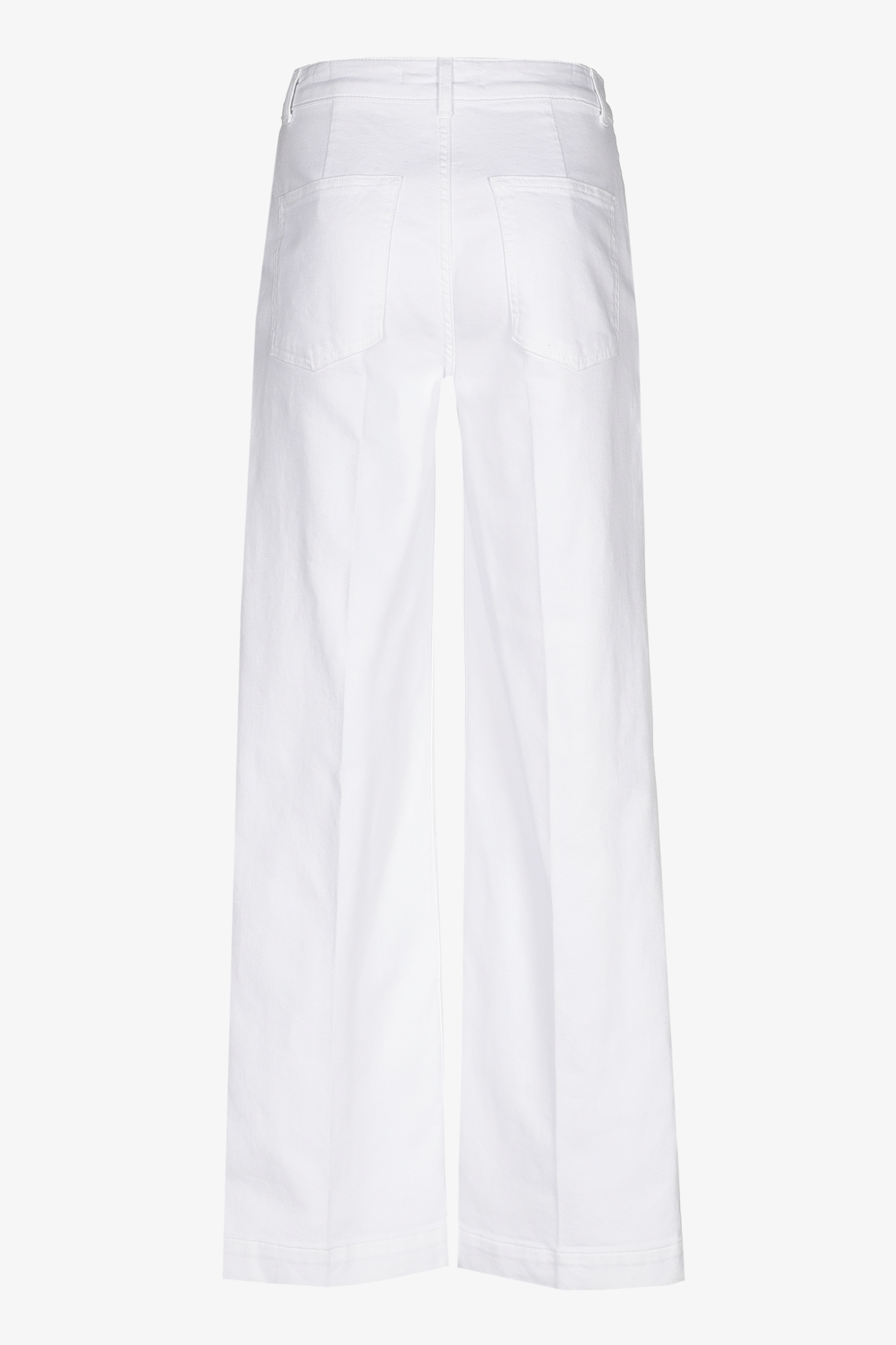 Jeansbroek met wijde pijpen