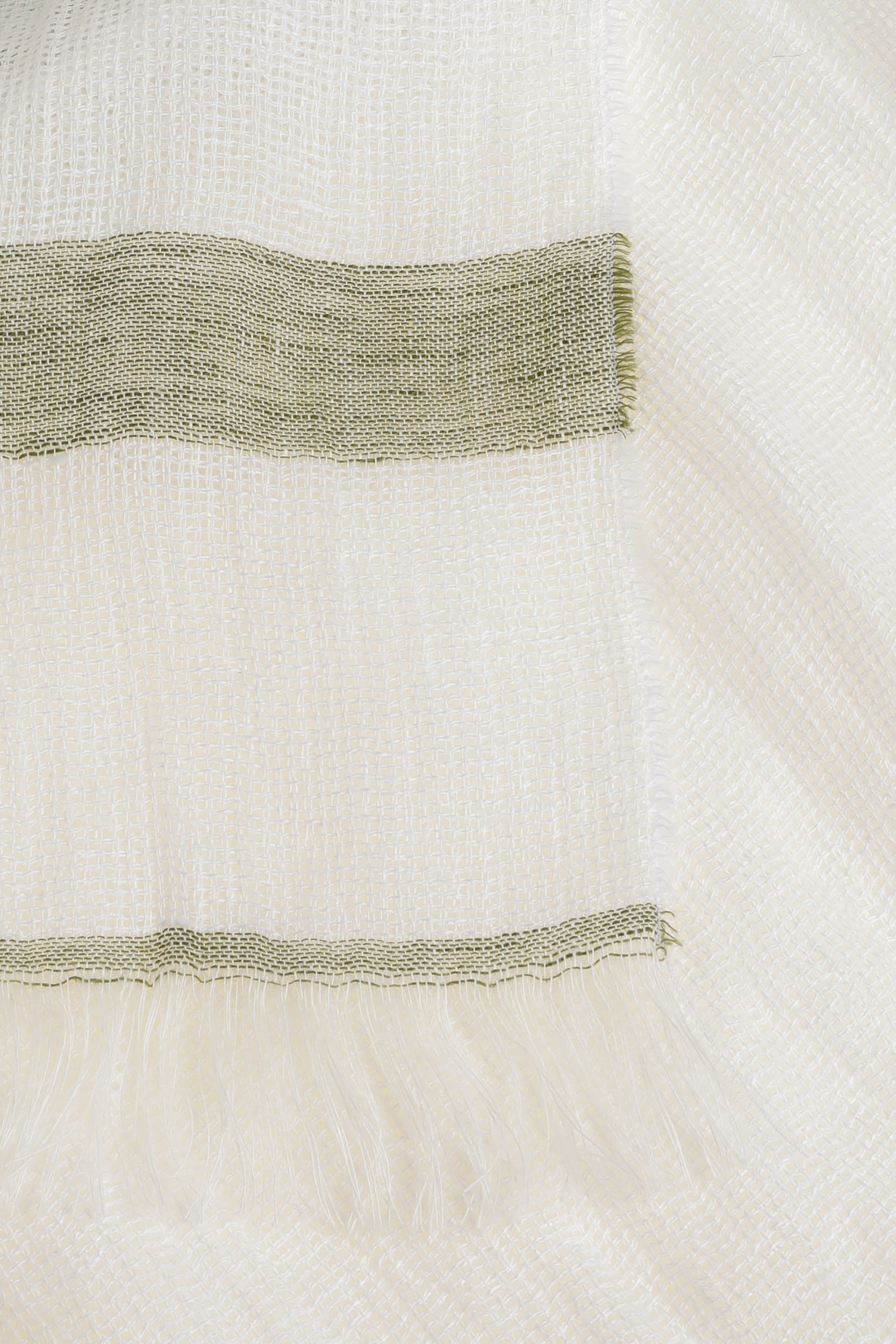 Woven linen scarf