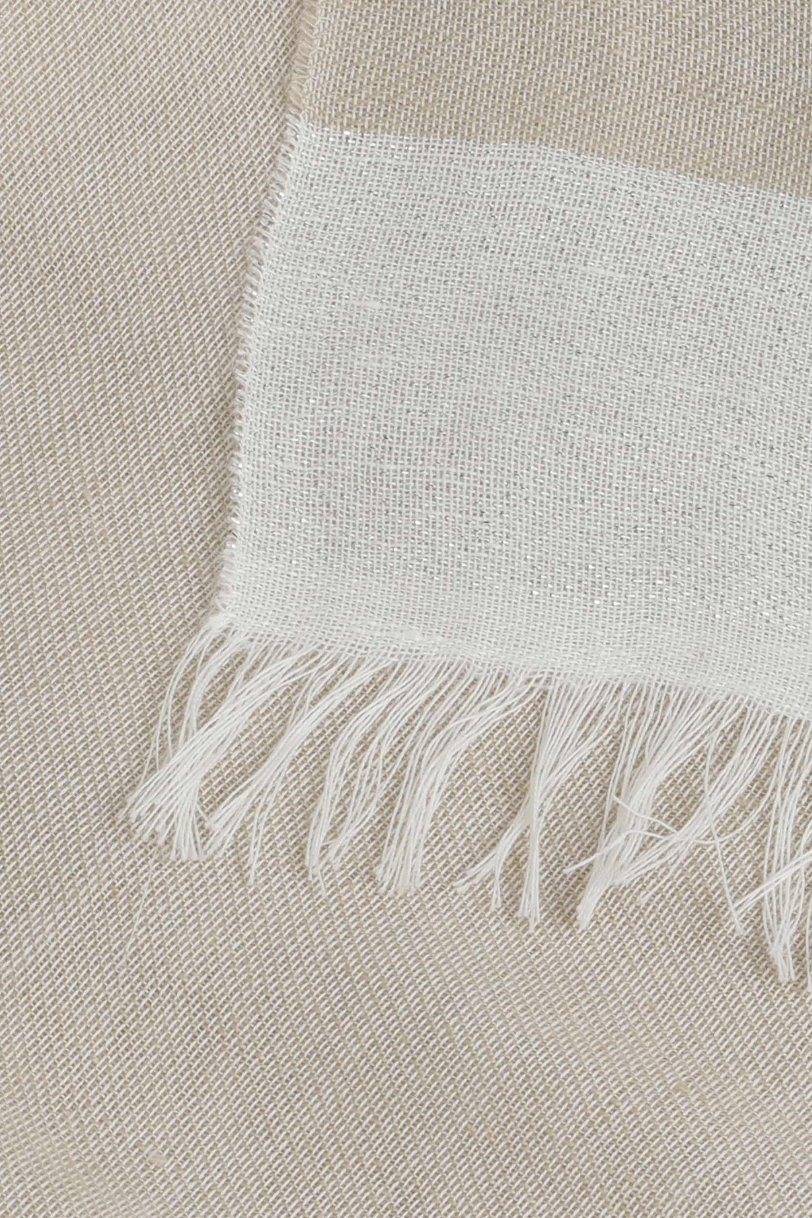 Zomerse poncho met linnen