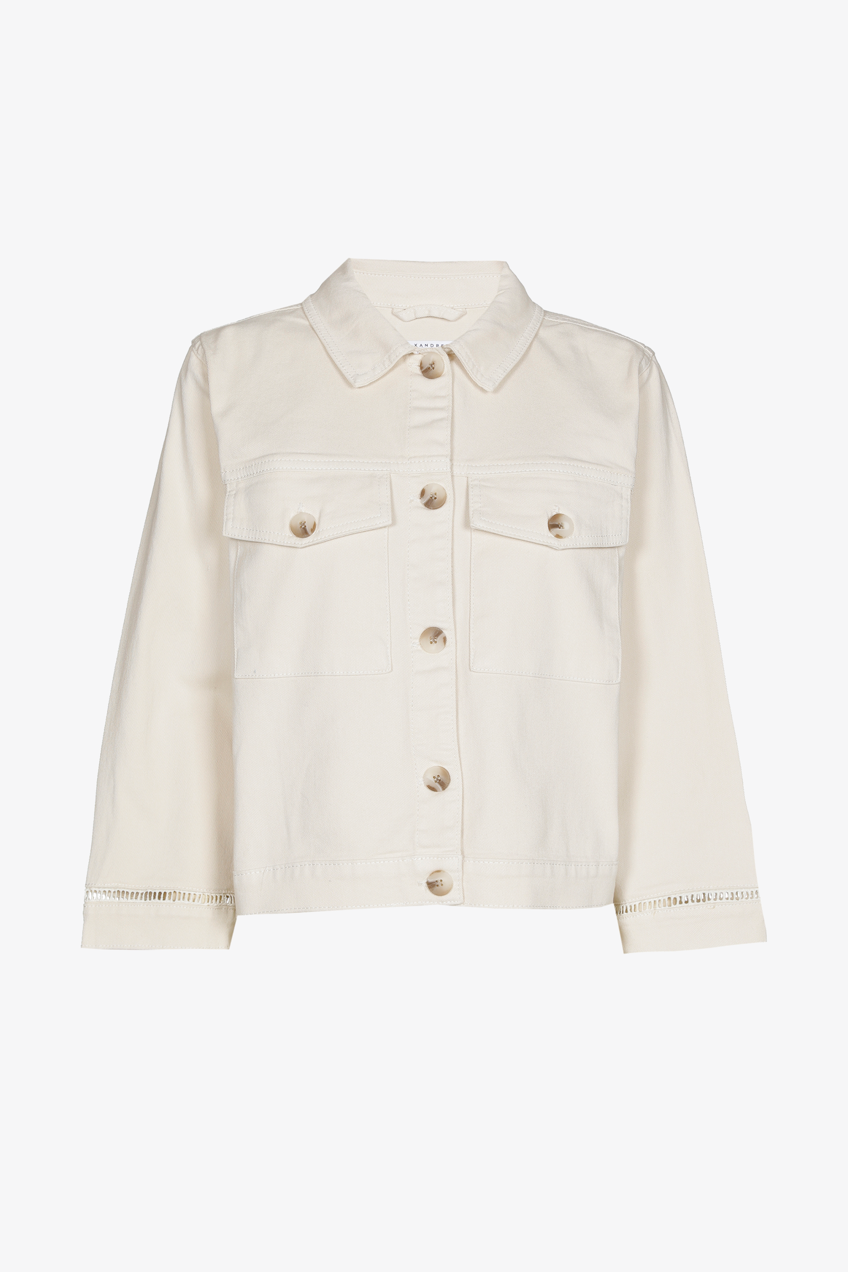 Veste courte avec entre-deux