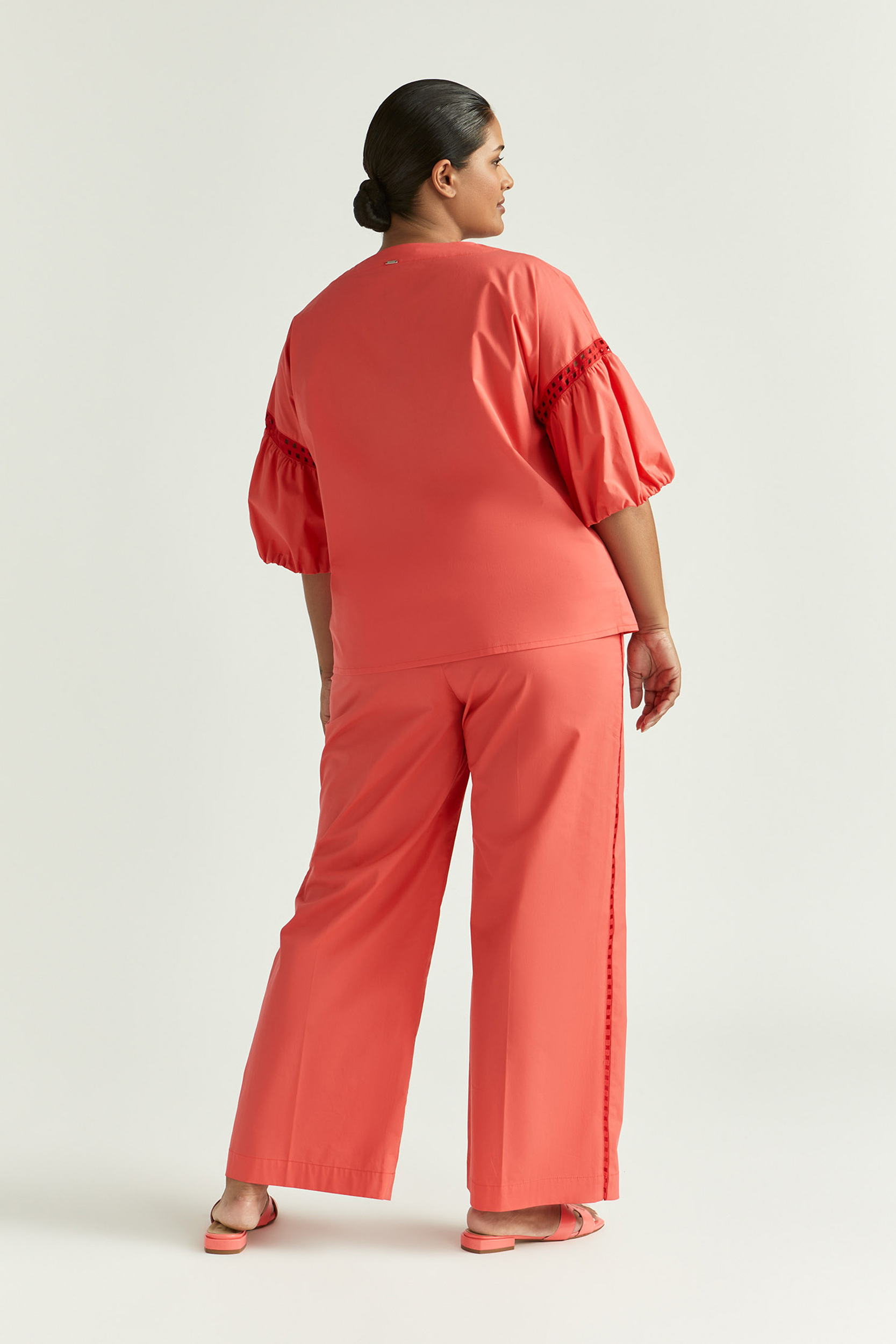 Pantalon ample avec entre-deux
