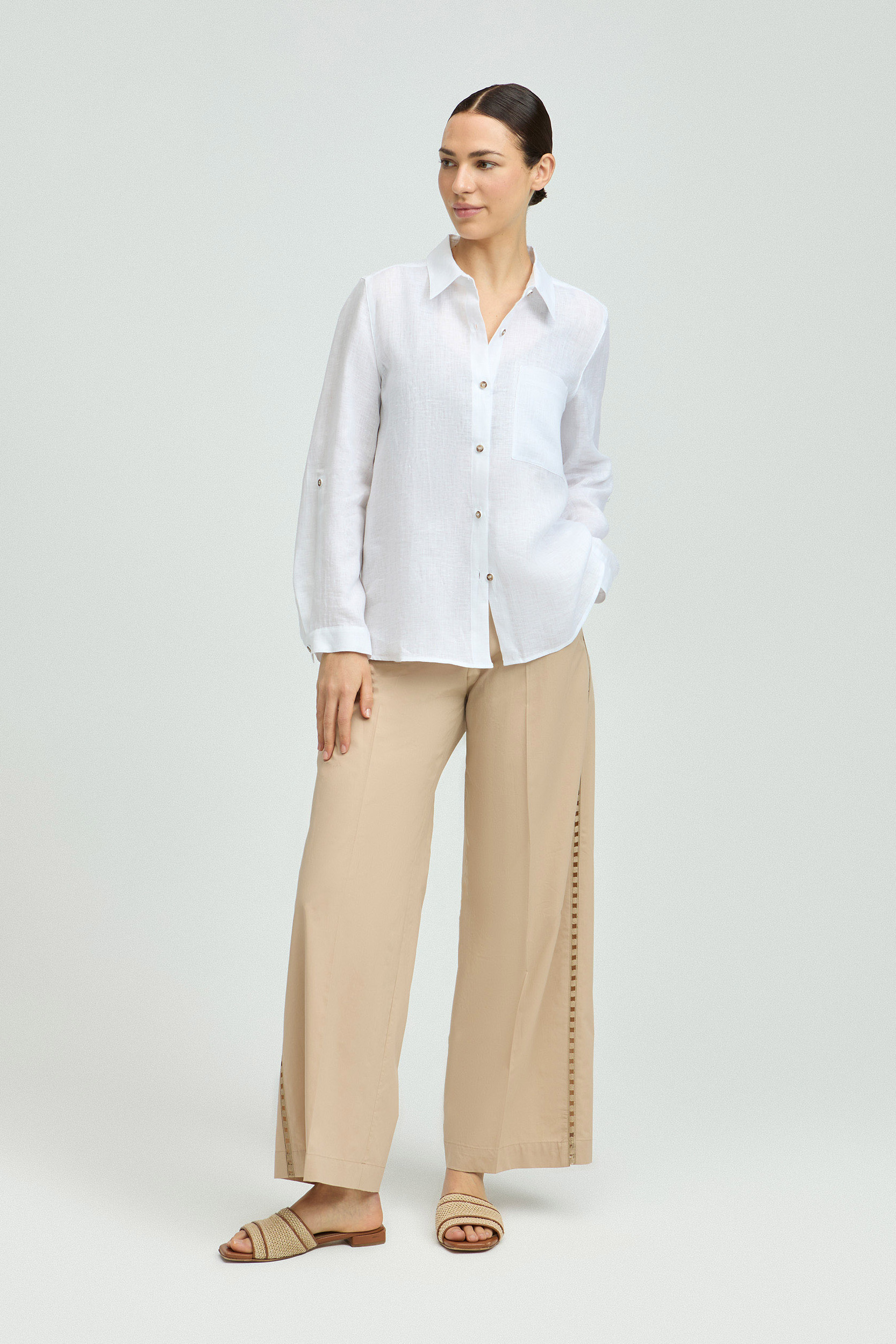 Pantalon ample avec entre-deux