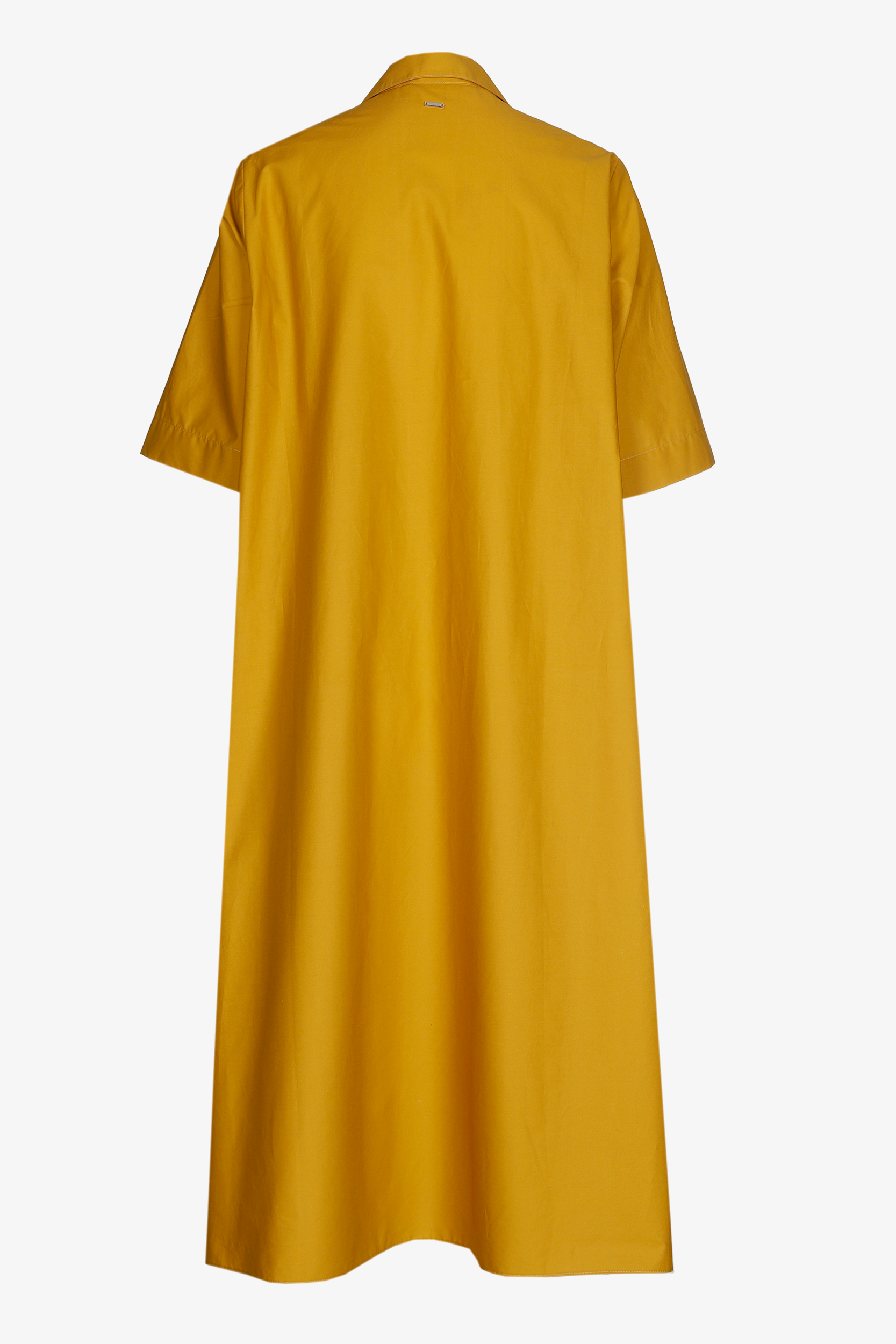 Robe en ligne A en coton avec imprimé