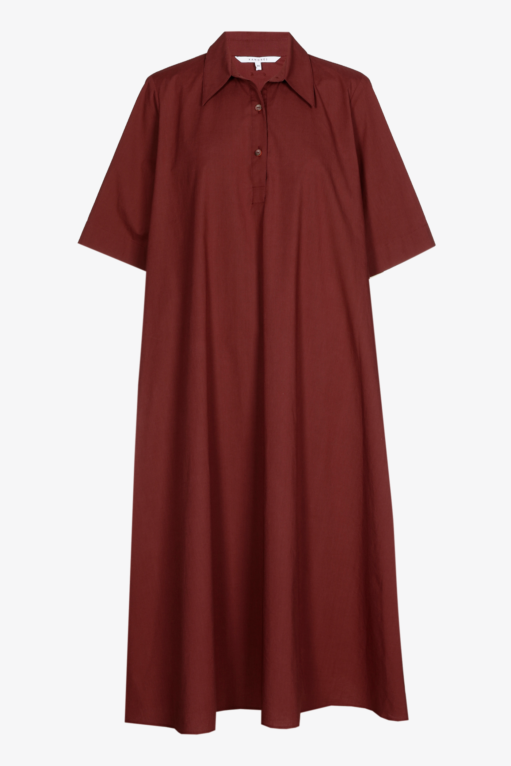 Robe en ligne A en coton biologique