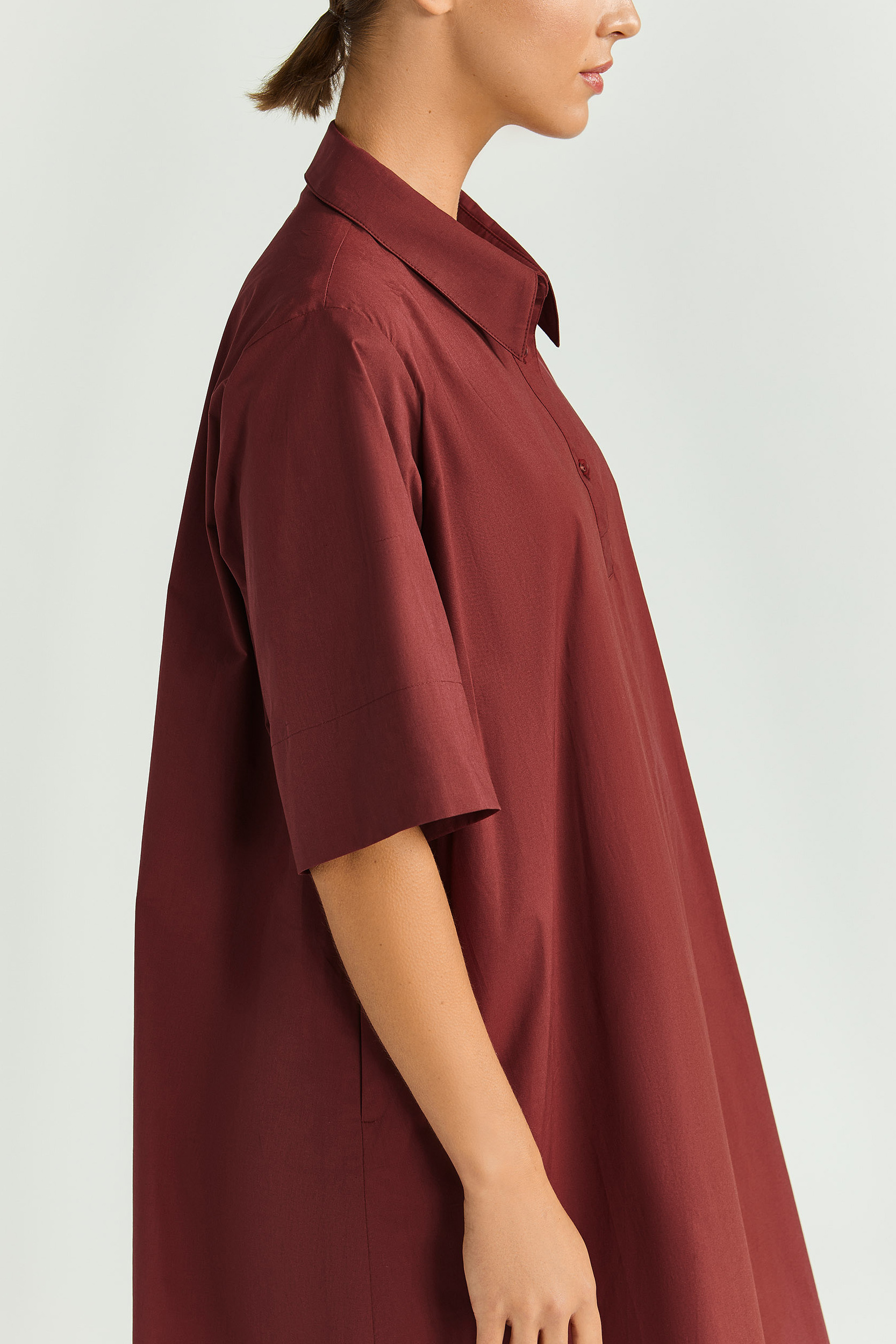 Robe en ligne A en coton biologique