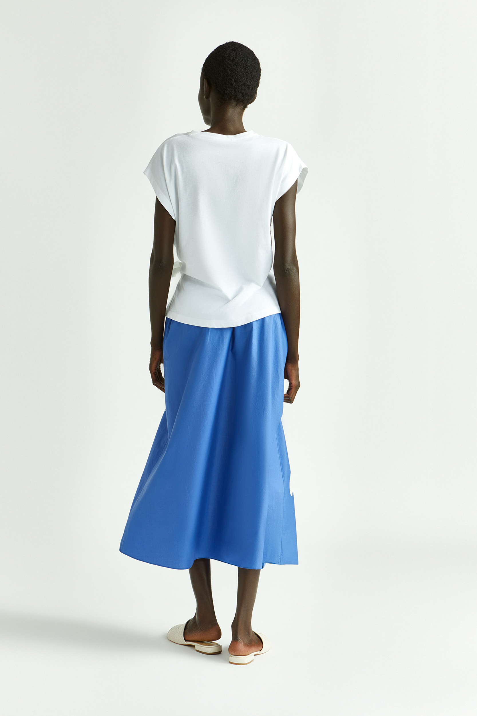 Jupe en coton avec imprimé