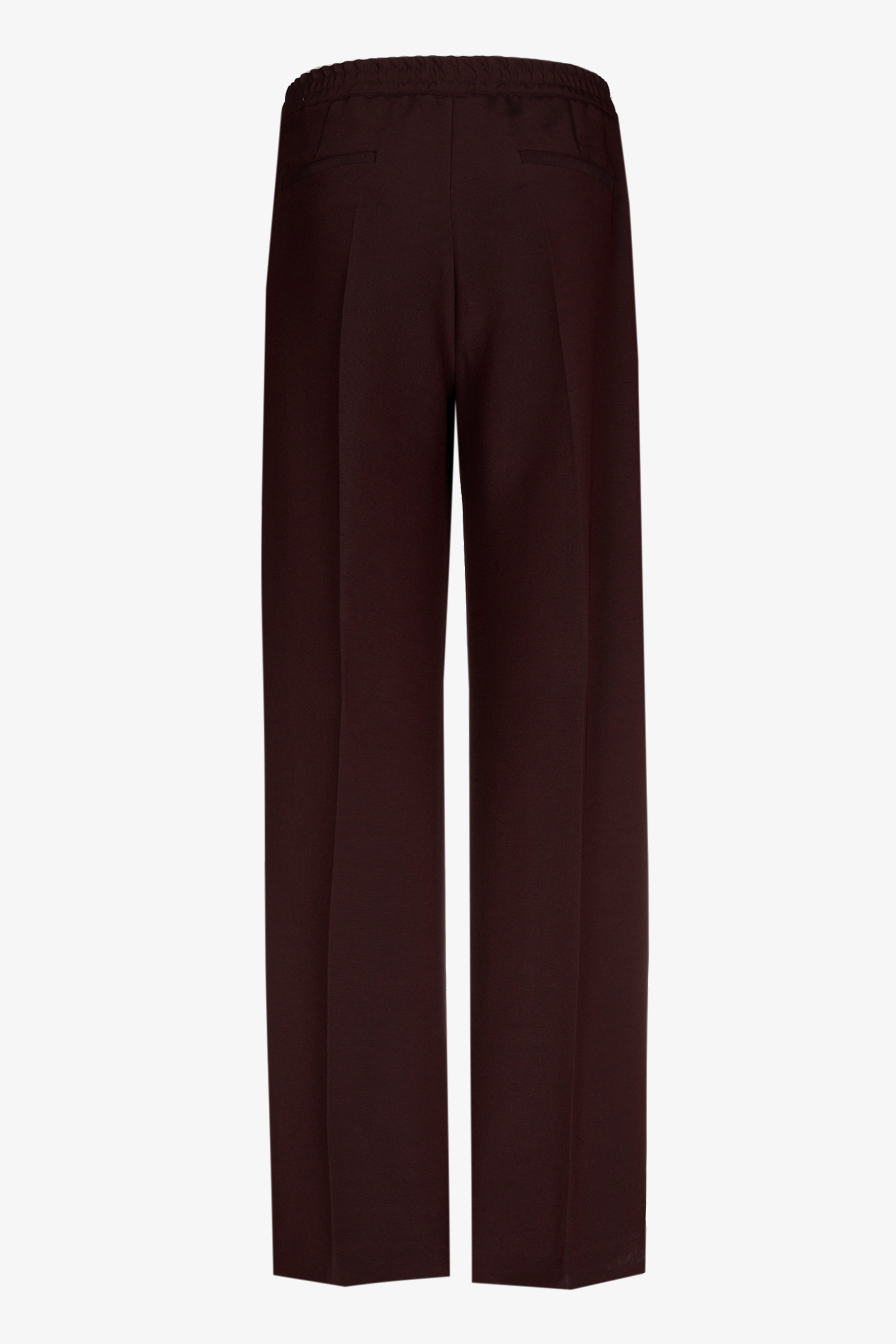 Geklede broek met wijde pijpen