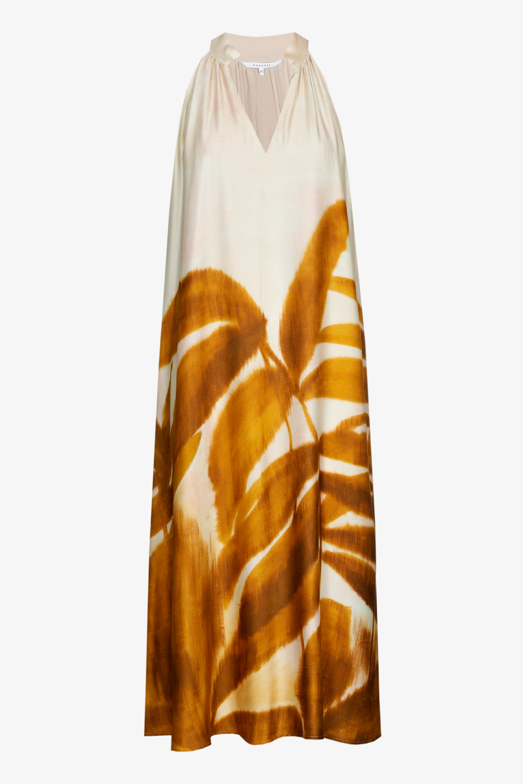 Halterjurk met print