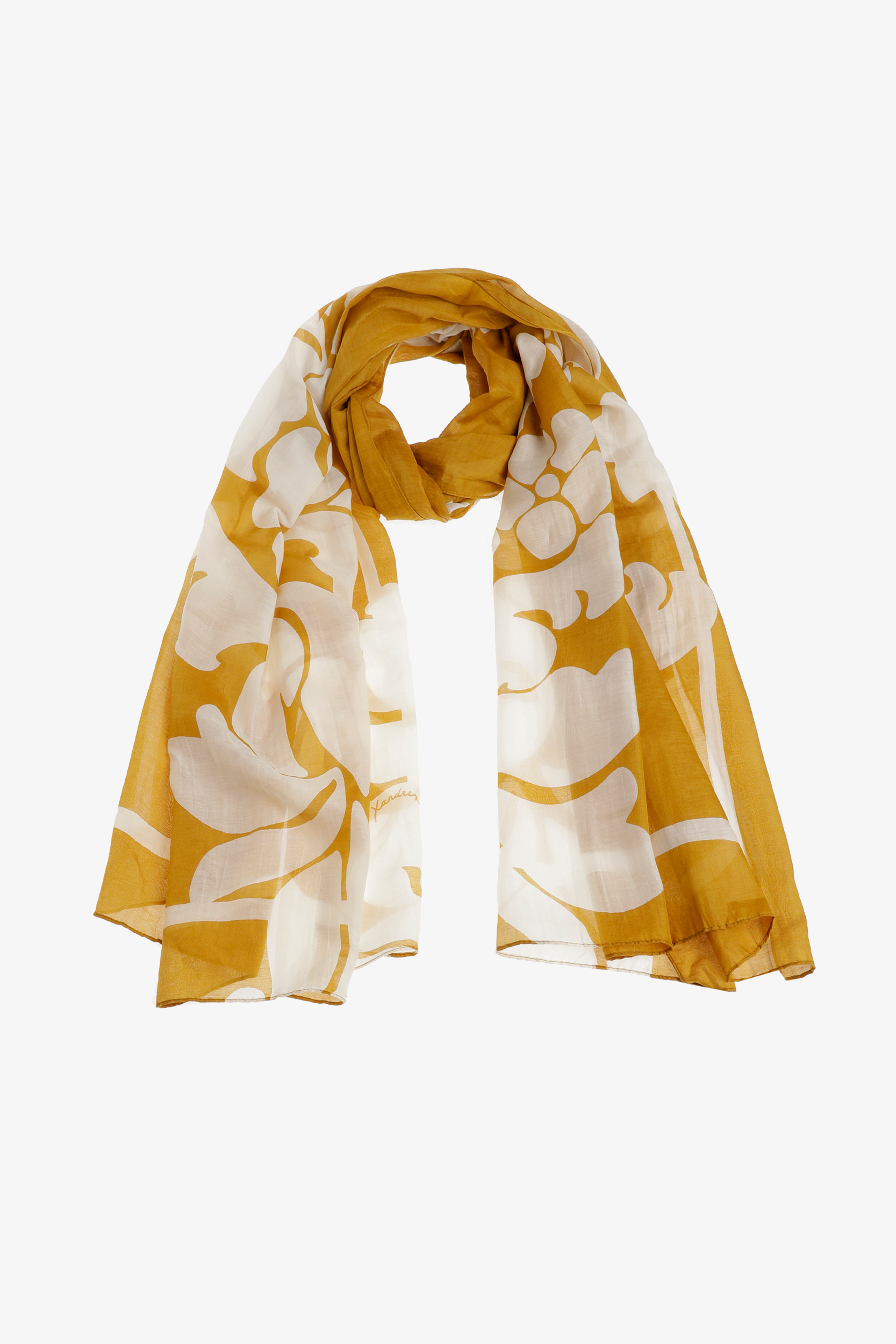 Sjaal met ornament print