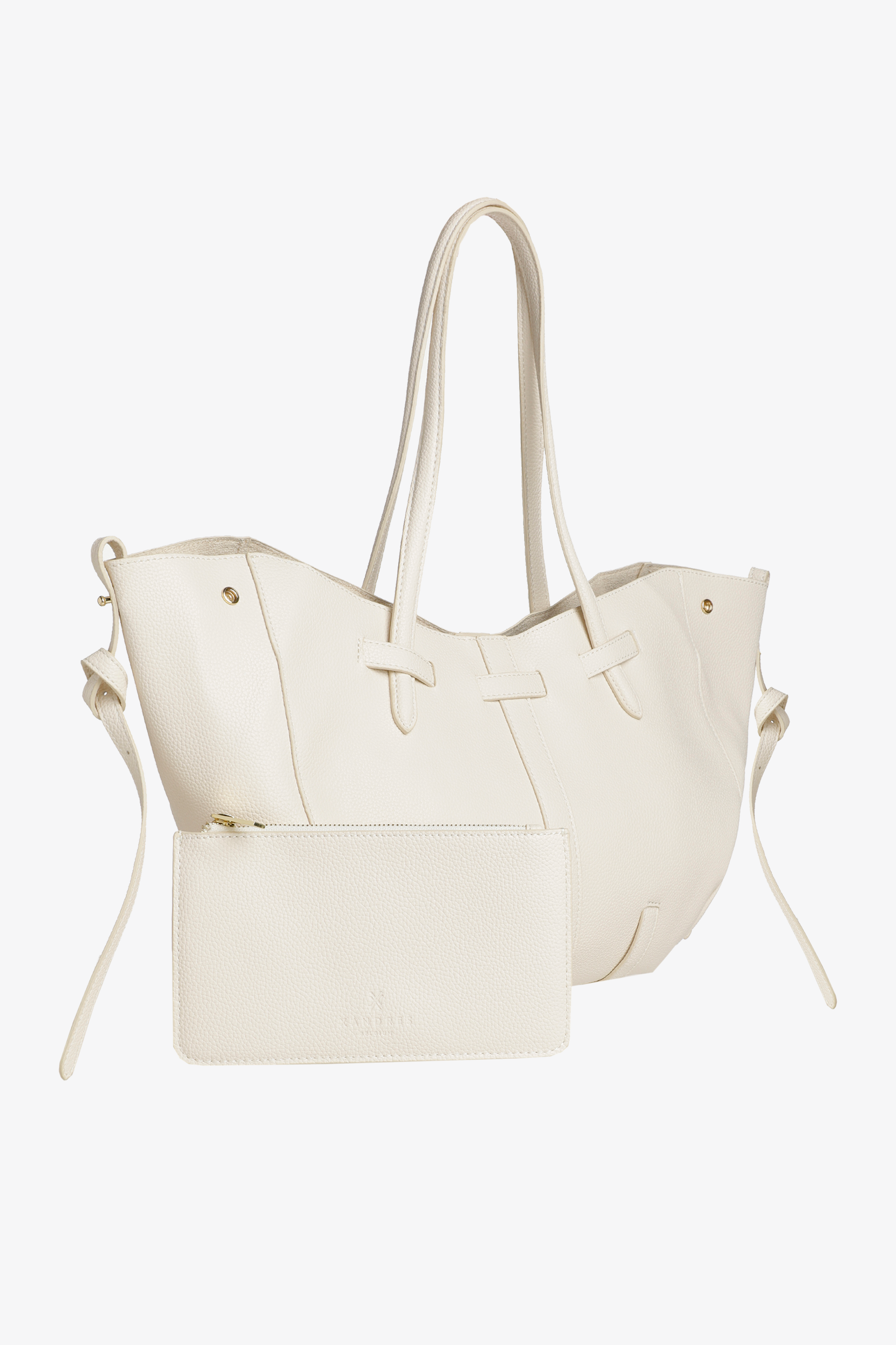 Ruime schoudertas faux leather
