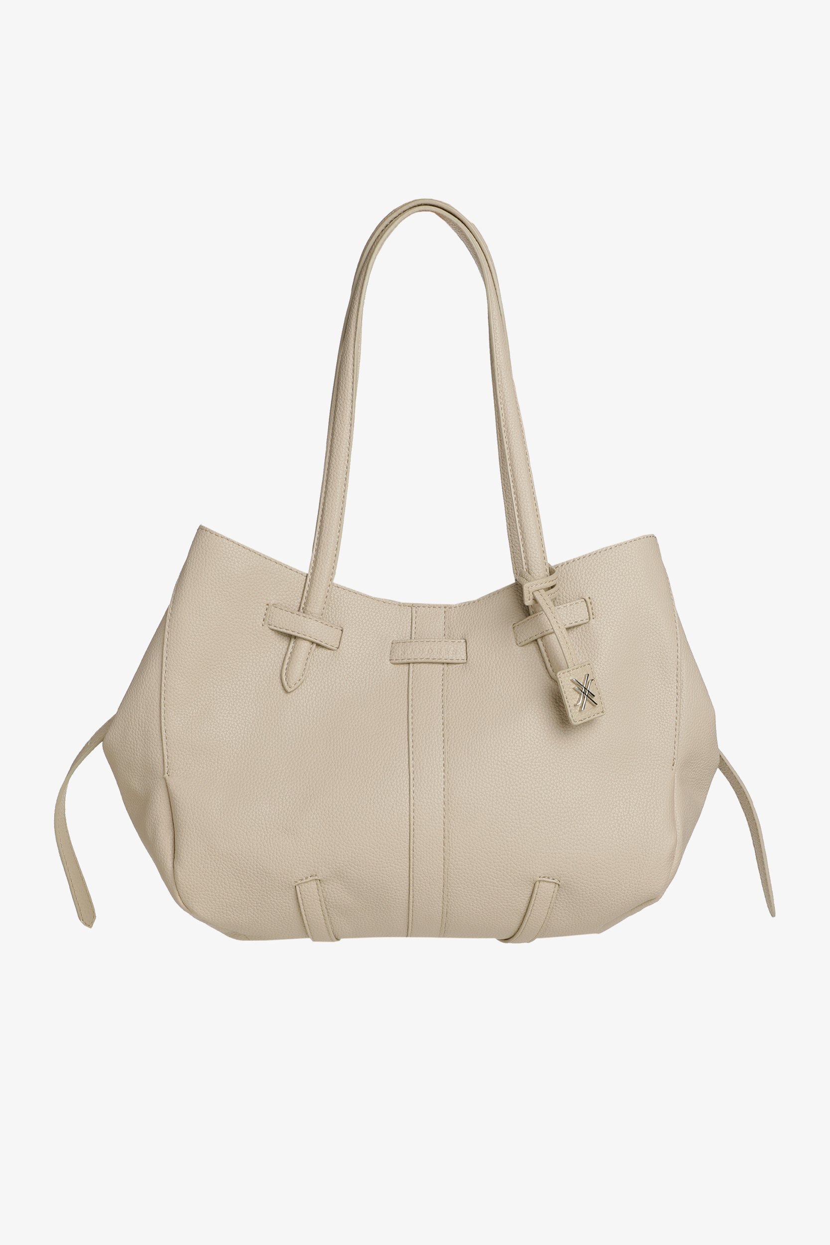 Ruime schoudertas faux leather