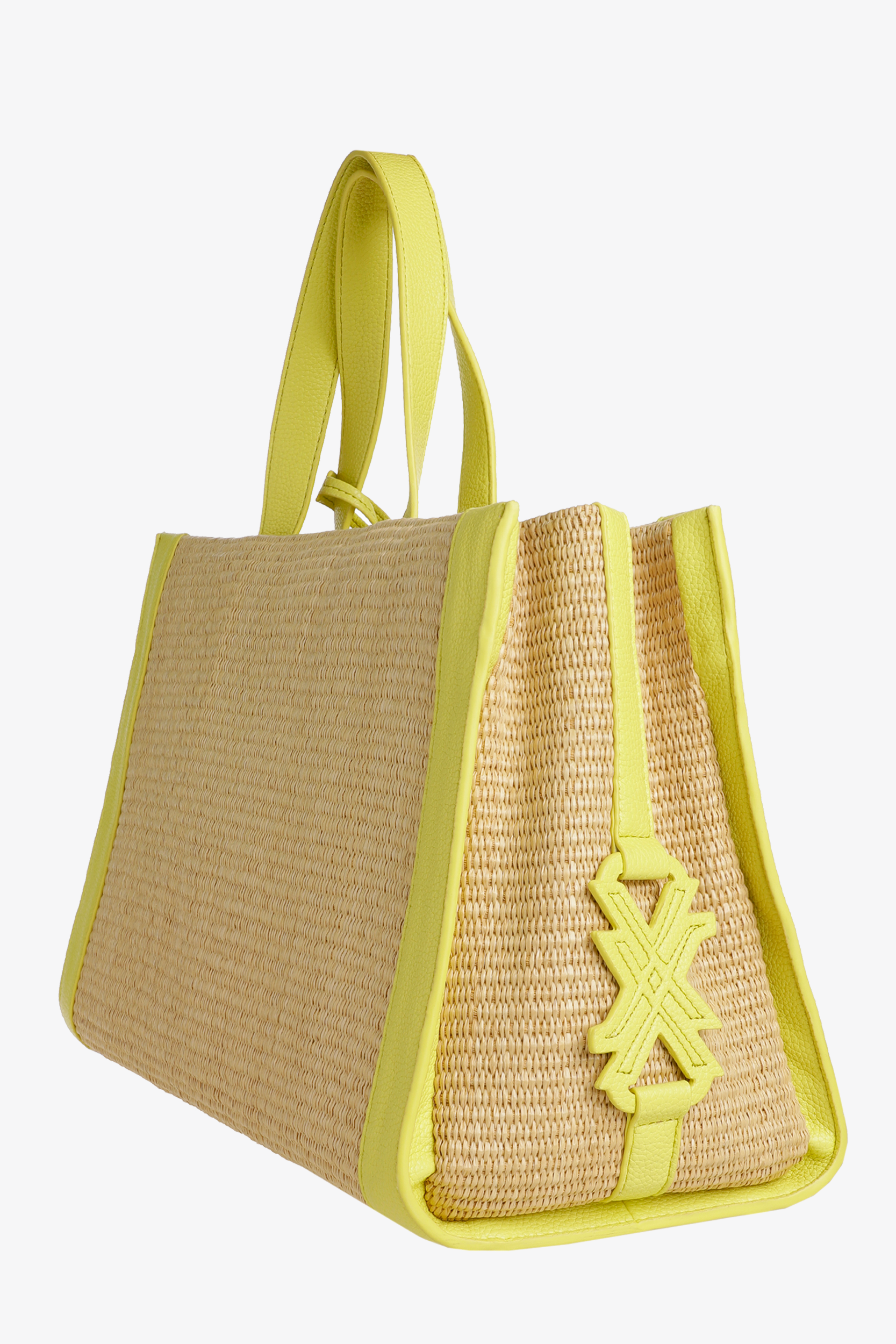 Sac à main élégant avec raphia