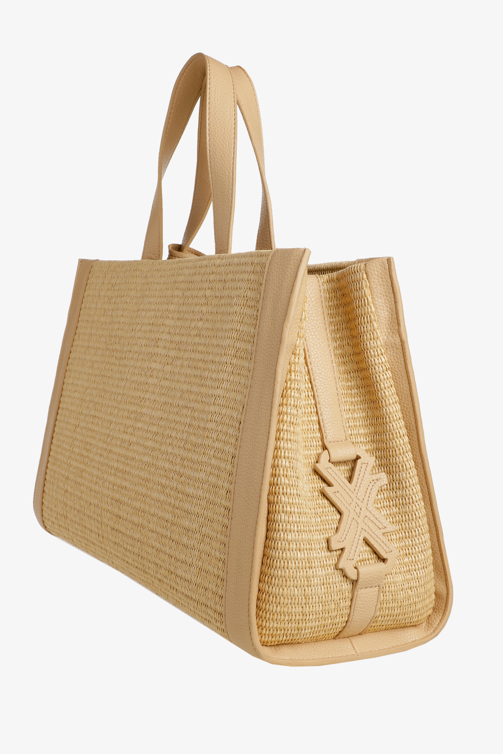 Sac à main élégant avec raphia