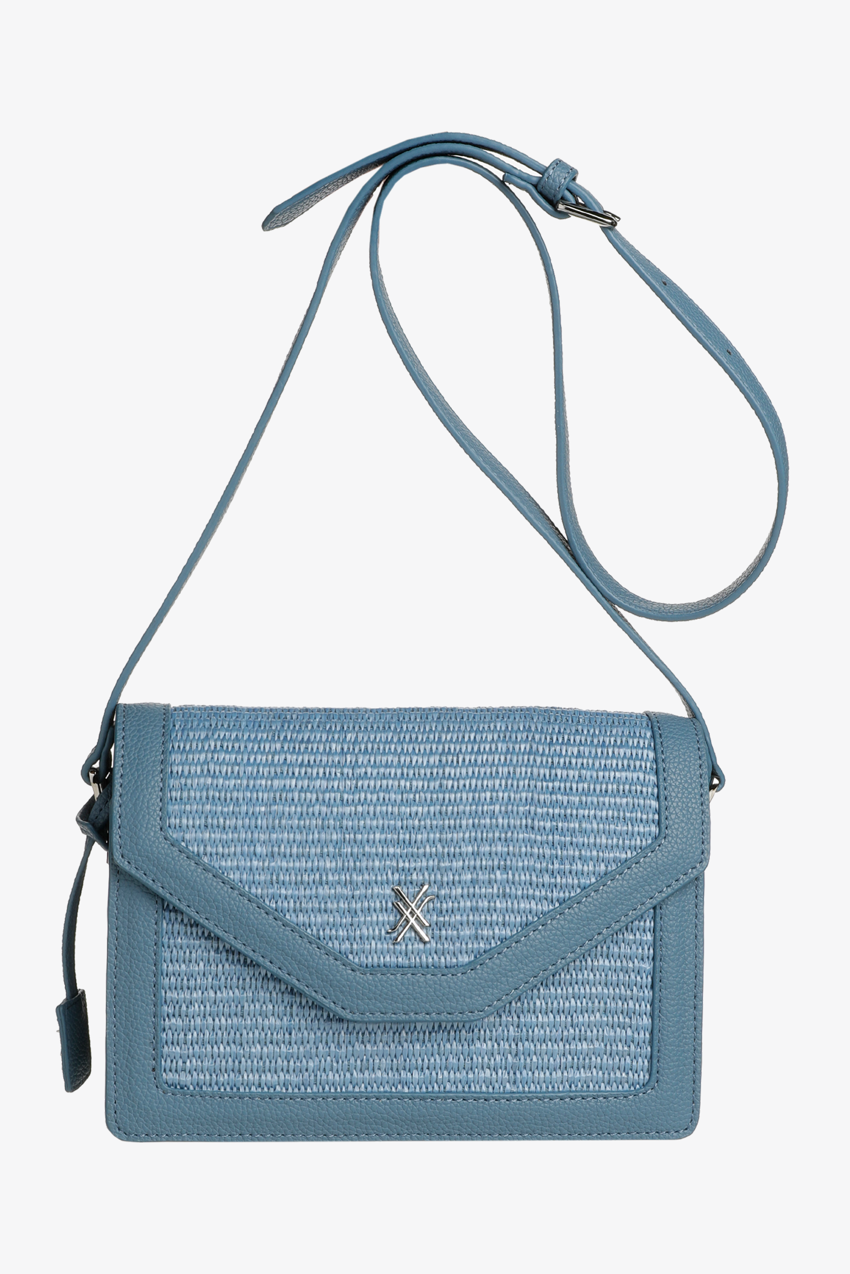 Sac à bandoulière avec raphia