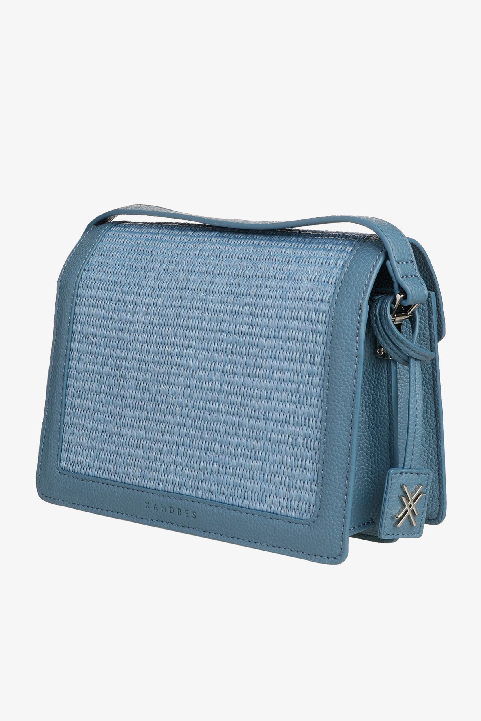 Sac à bandoulière avec raphia
