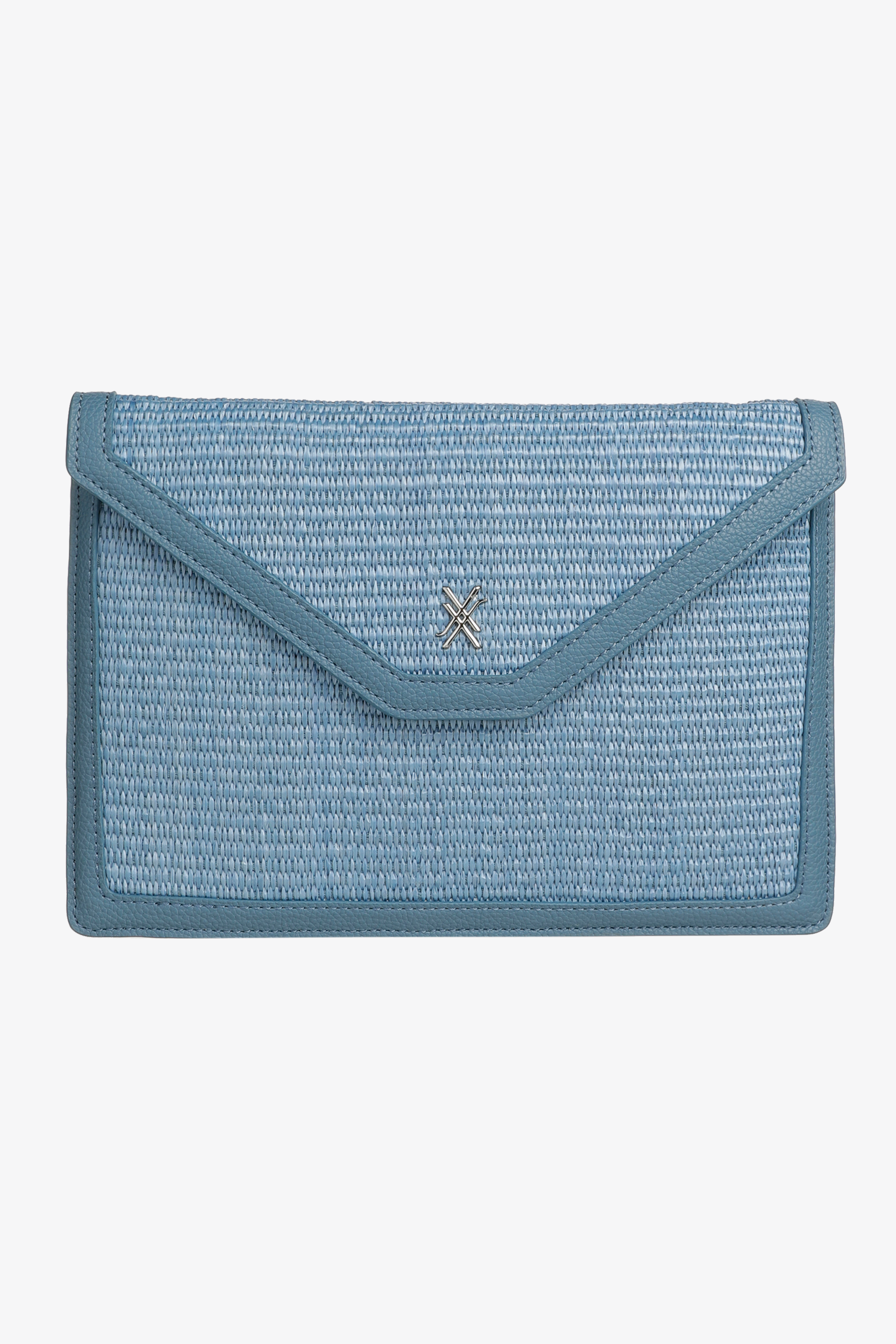Pochette élégante avec raphia