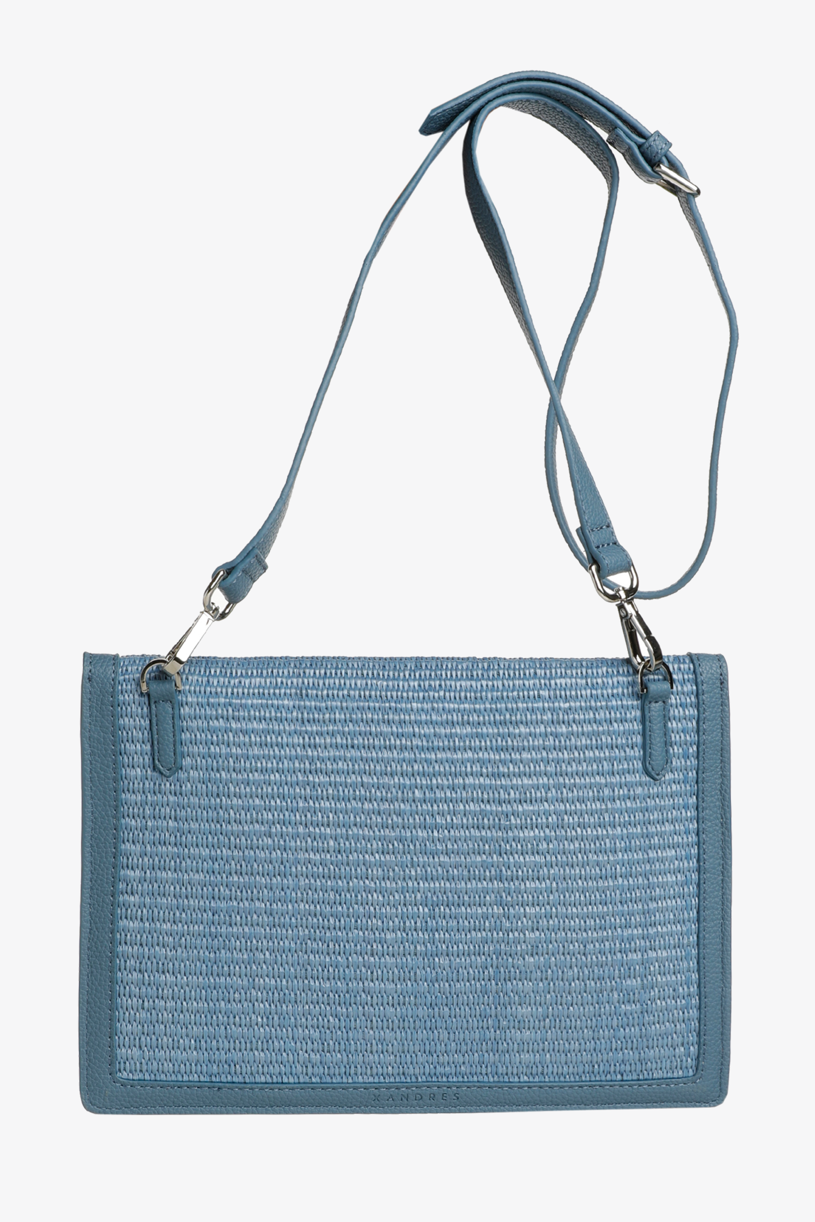 Pochette élégante avec raphia