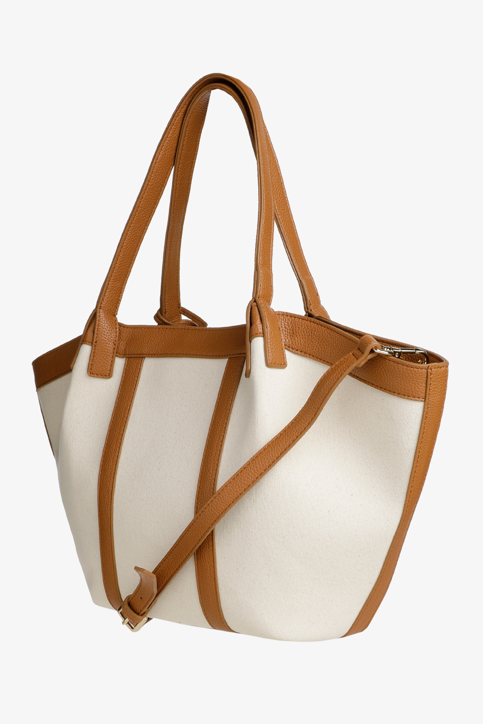 Elegante tas met linnenstructuur