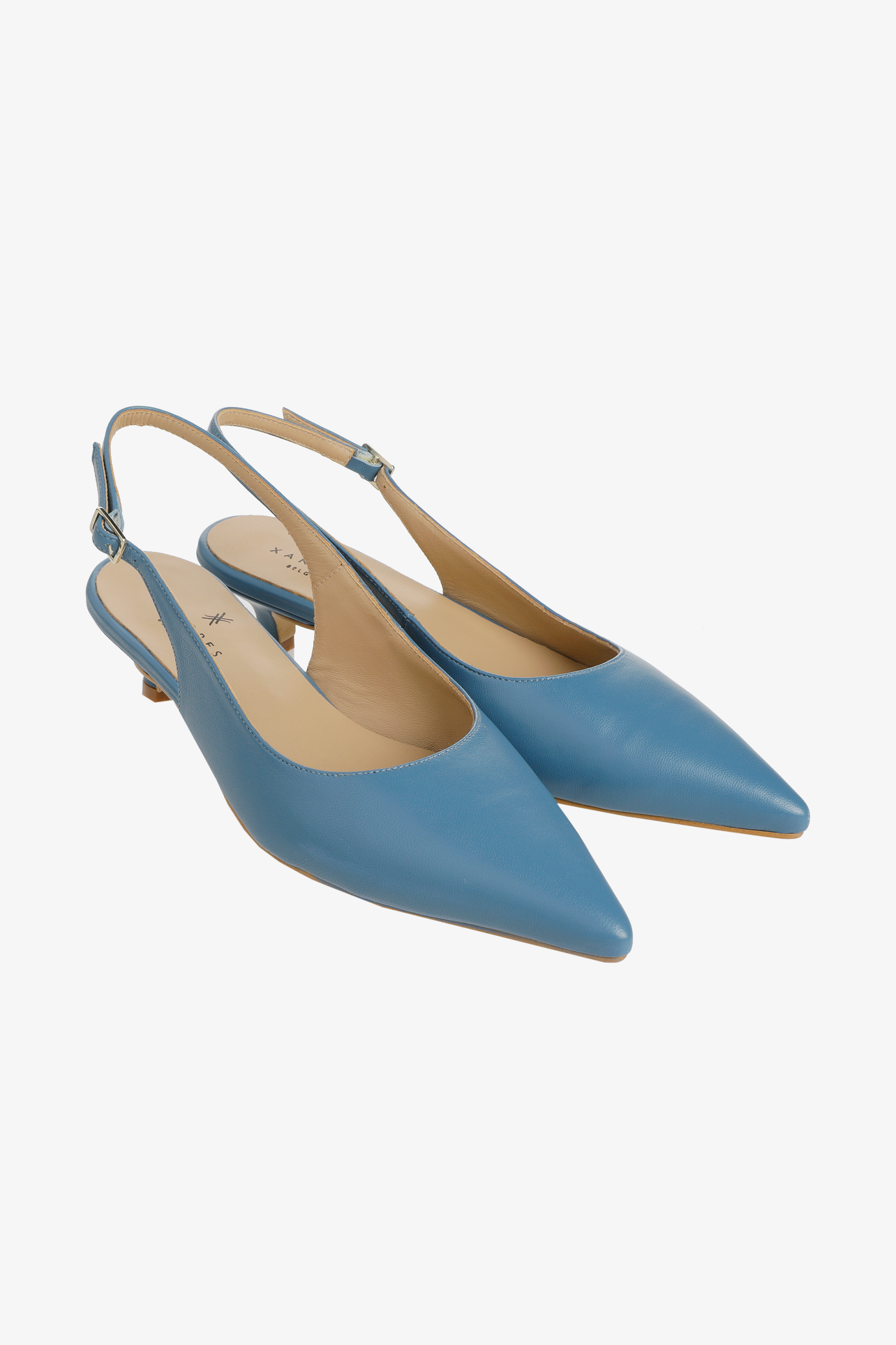 Slingbacks avec talon aiguille bas