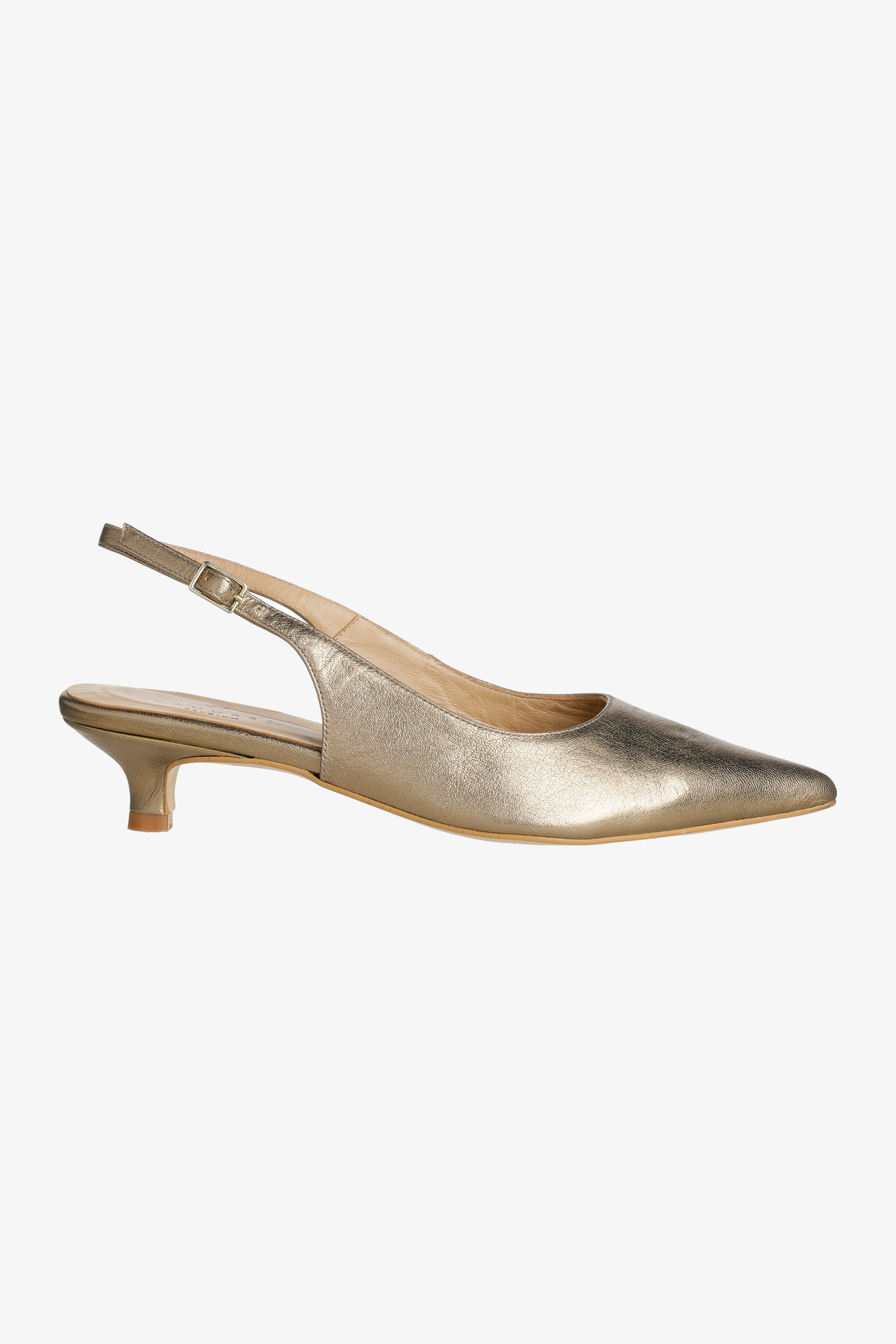 Slingback met kitten heel