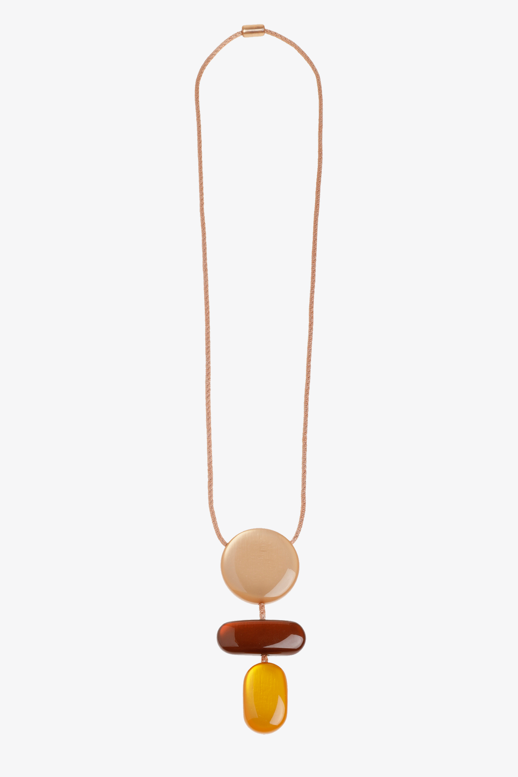 Halsketting met driedelige hanger