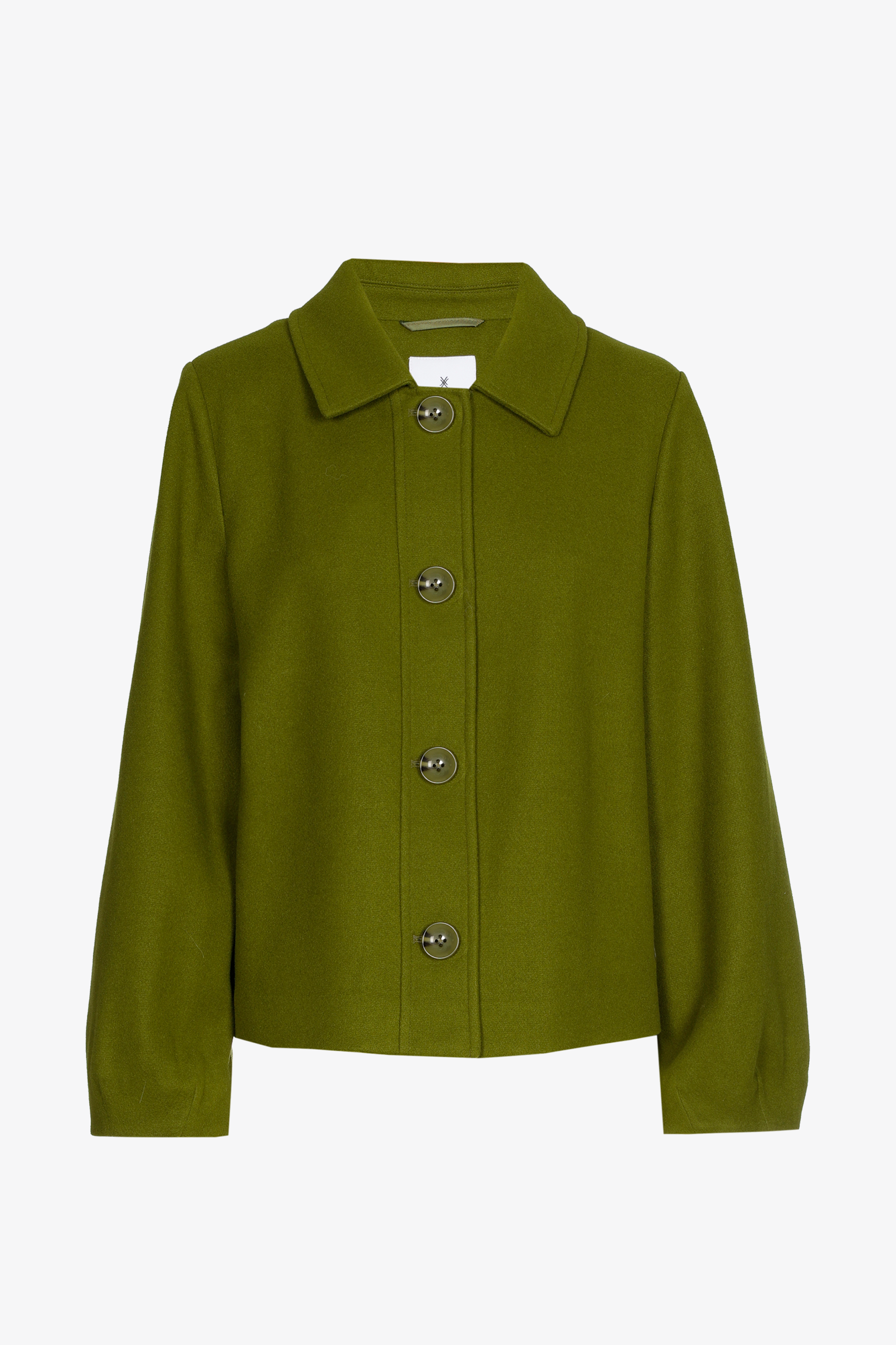 Short jacket with buttons