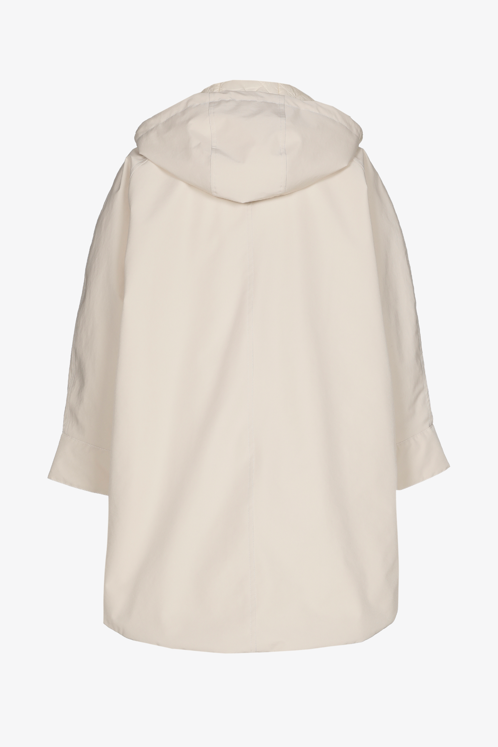 Ruime parka met kap