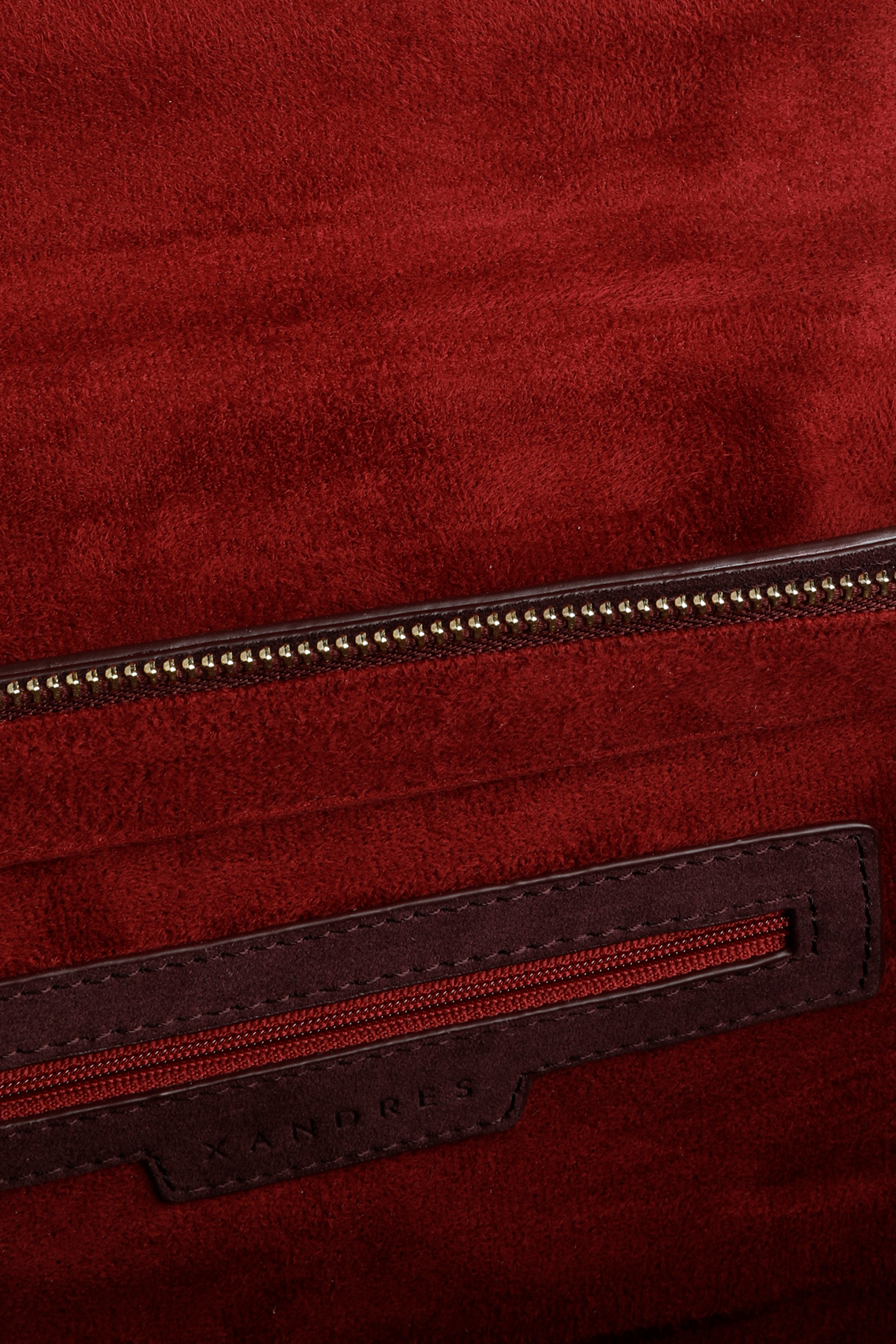Sac à main effet daim