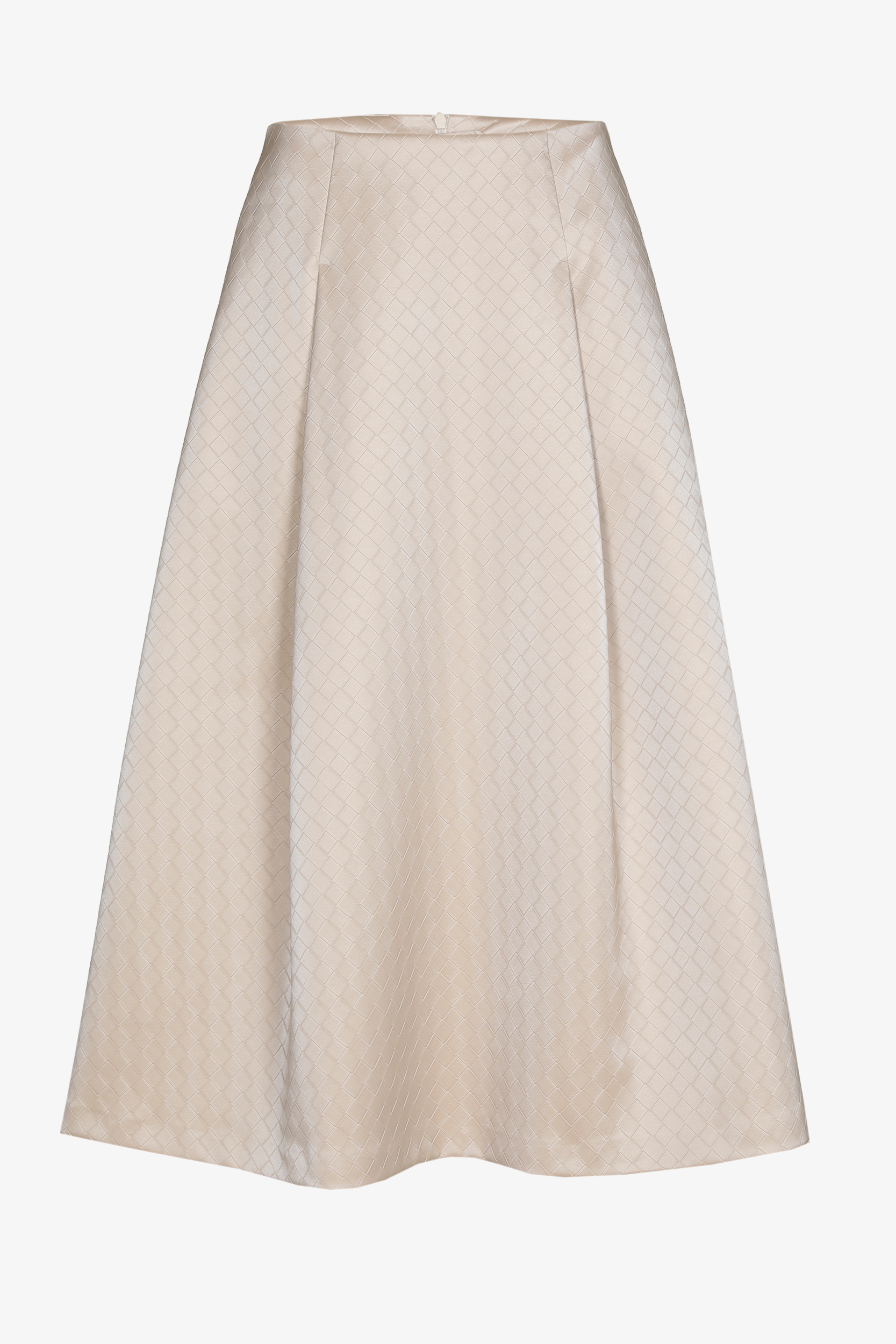 Jupe en maille panier tressé 