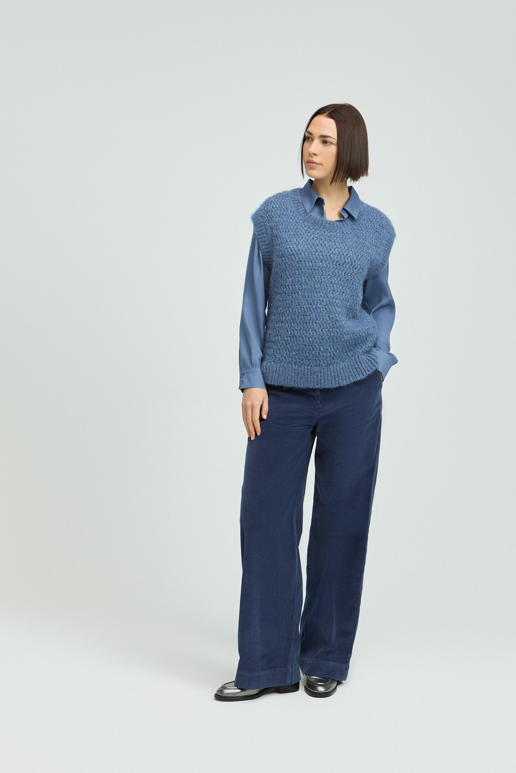Broek in ribfluweel