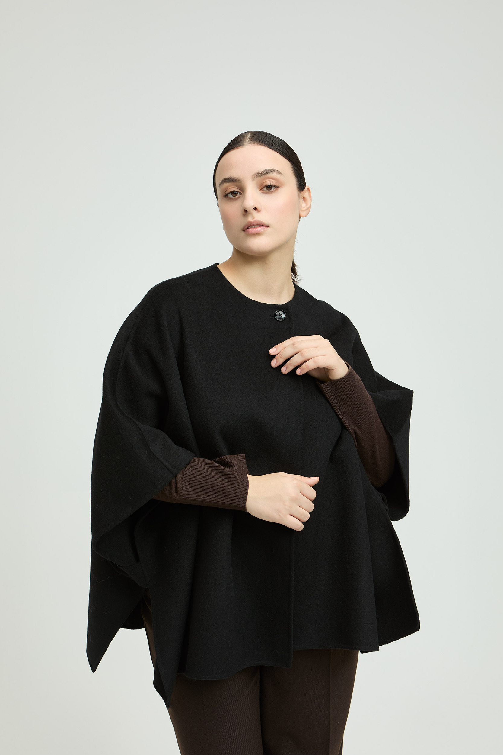 Cape in double-face stof