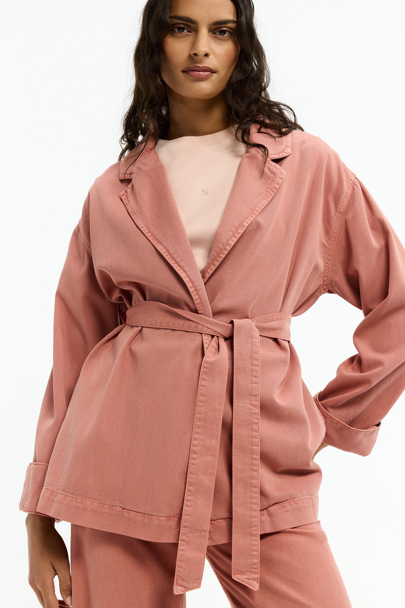 Casual ongevoerde blazer