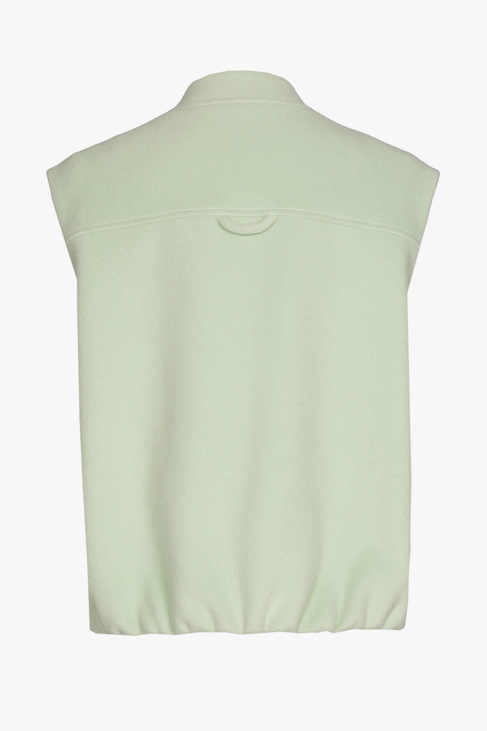 Ärmellose Bomberjacke mit Reißverschluss